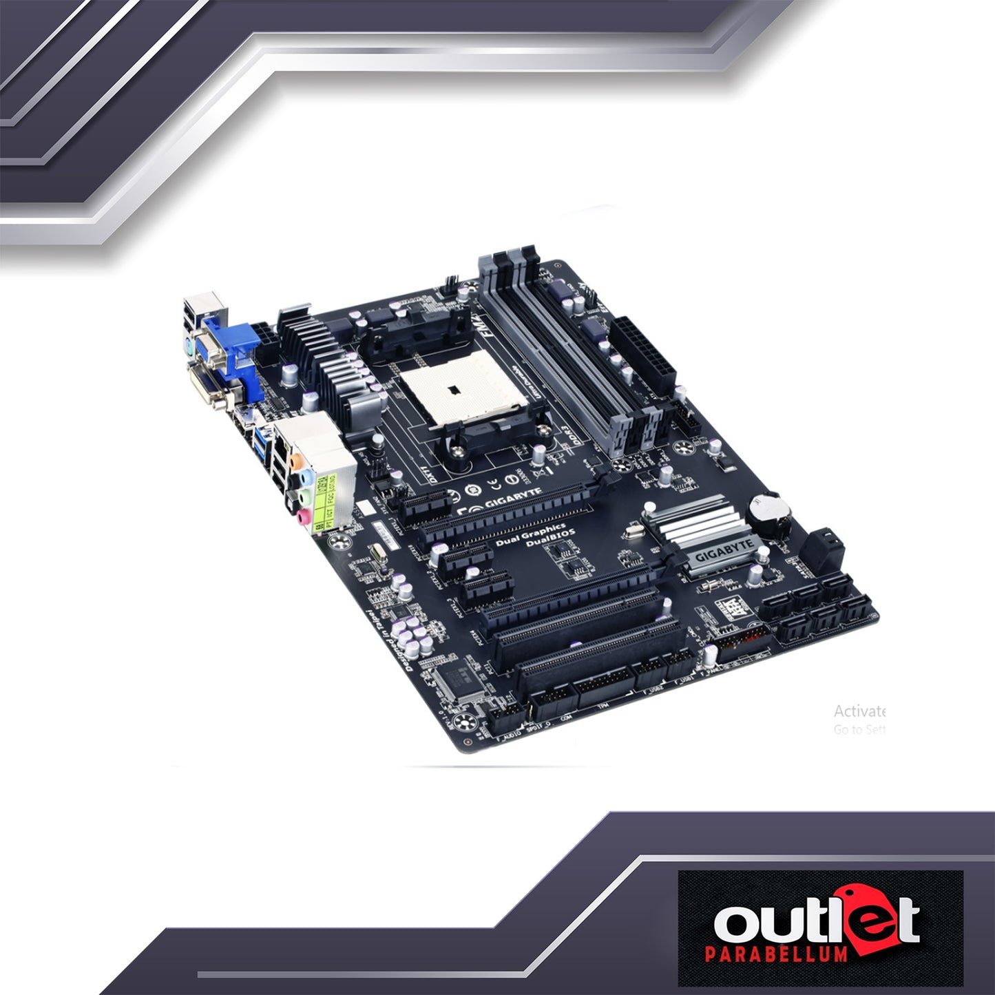 Refurbish GIGABYTE GA-F2A85X-D3H GIGABYTE AMD A85X FM2 DDR3 XFIRE -- No Warranty!!!