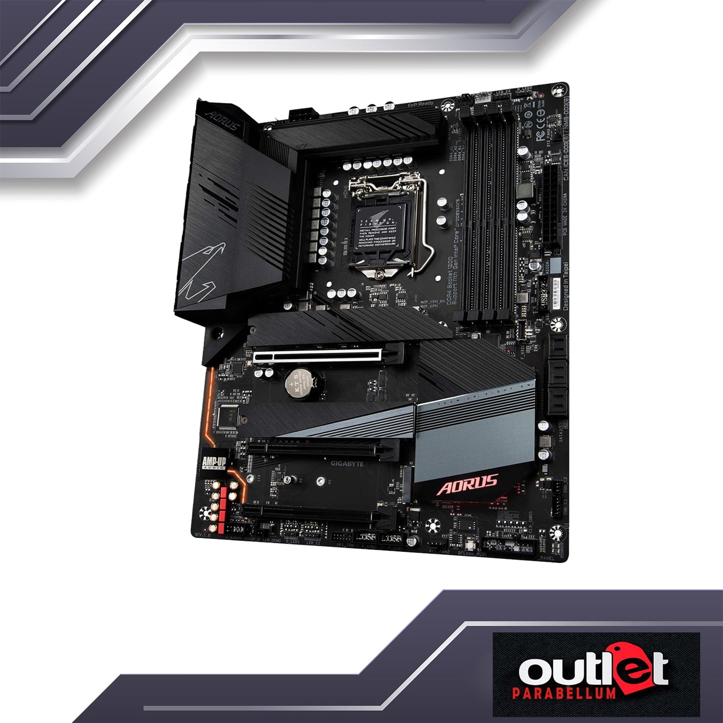 REFURB GA-B560M-AORUS-PRO AORUS INTEL B560 LGA1200 12 PHASE DIGITAL DESIGN VRM WIFI 6,2.5GBE LAN MATX Motherboard