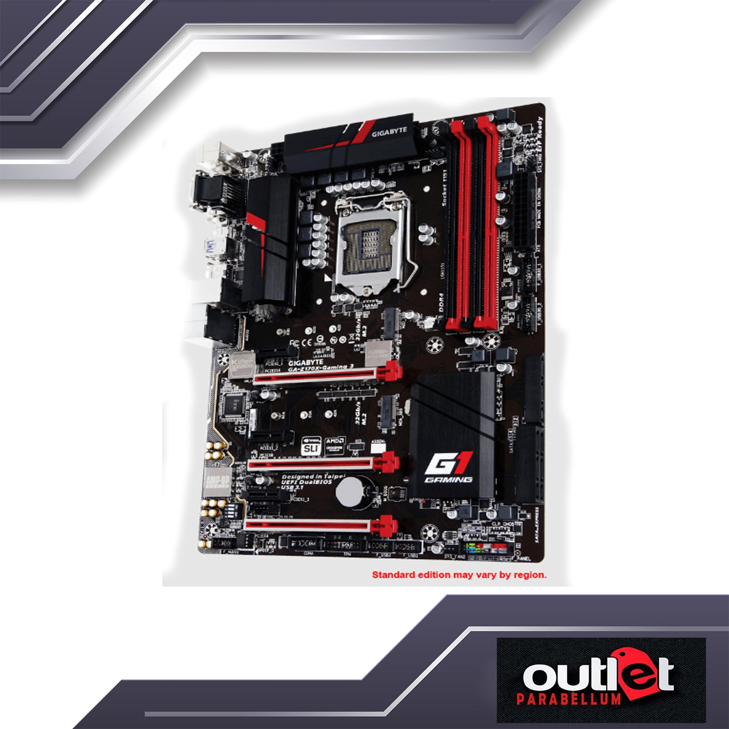 REFURBISHED GA-Z170X-GAMING-3 GIGABYTE INTEL Z170 S1151 DDR4 USB 3.1 Motherboard