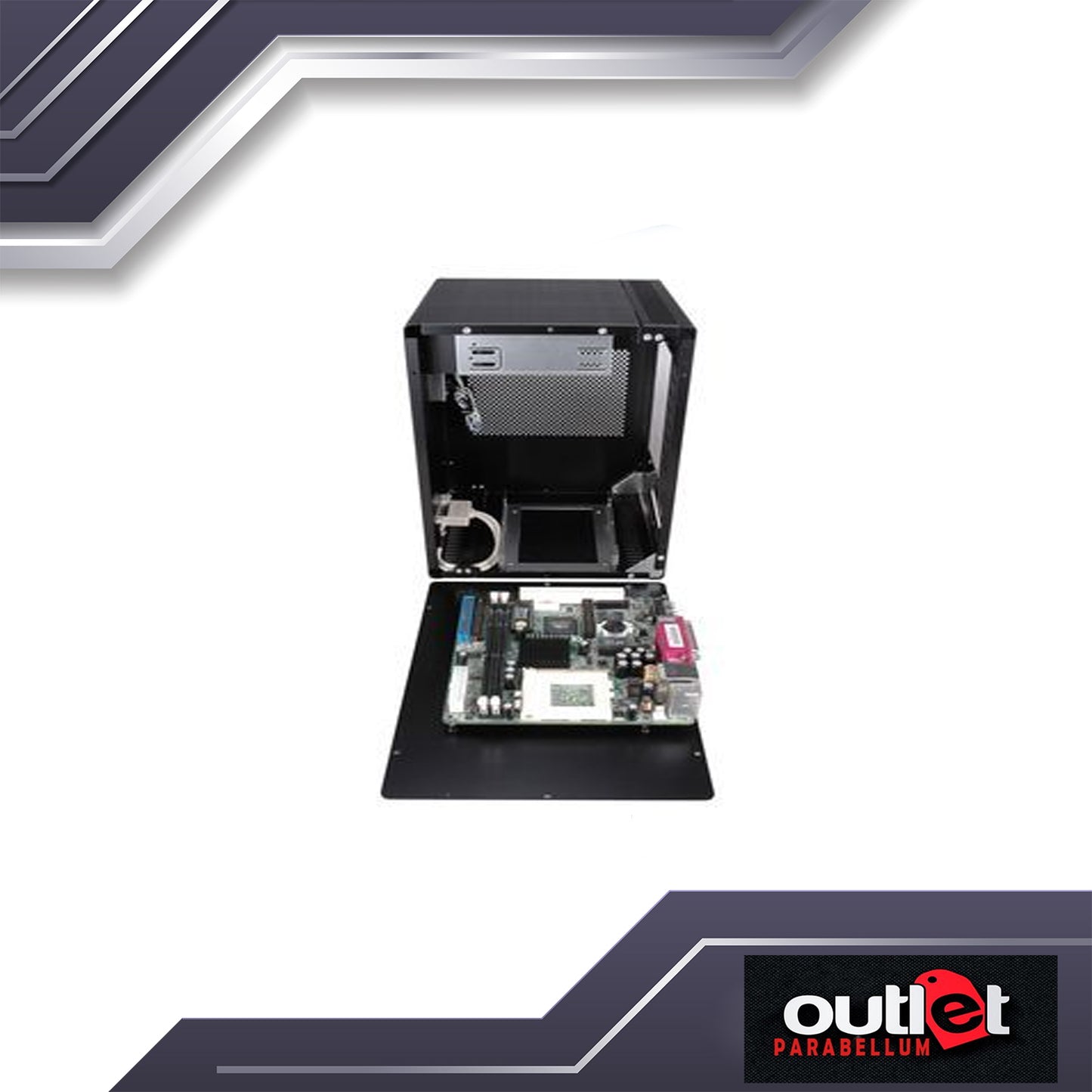 LIAN LI PC-Q07 Black Aluminum Mini-ITX Tower Computer Case