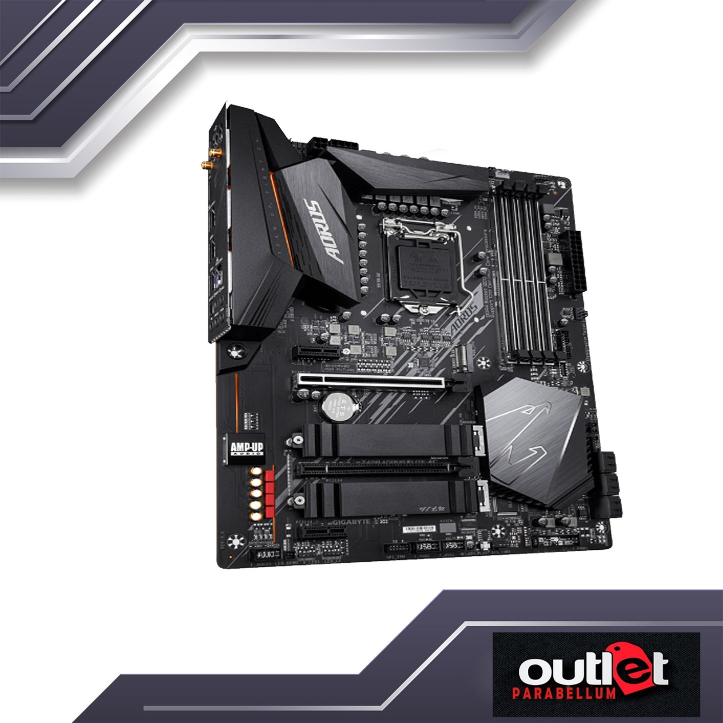 REFURBISHED GA-Z490-AORUS-ELITE-AC AORUS INTEL Z490 LGA1200 12 PHASE DIGITAL VRM,2.5GBE LAN,RGB ATX GAMING MB