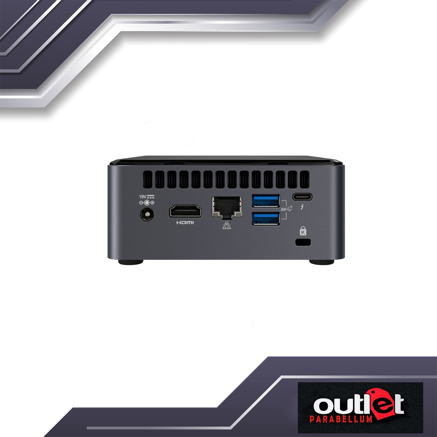 INTEL-BXNUC10I3FNHN-99AHVZ I3-10110U-W/O AUDIO CODEC - Free INTEL-AC06C05US-979493 POWER CORD