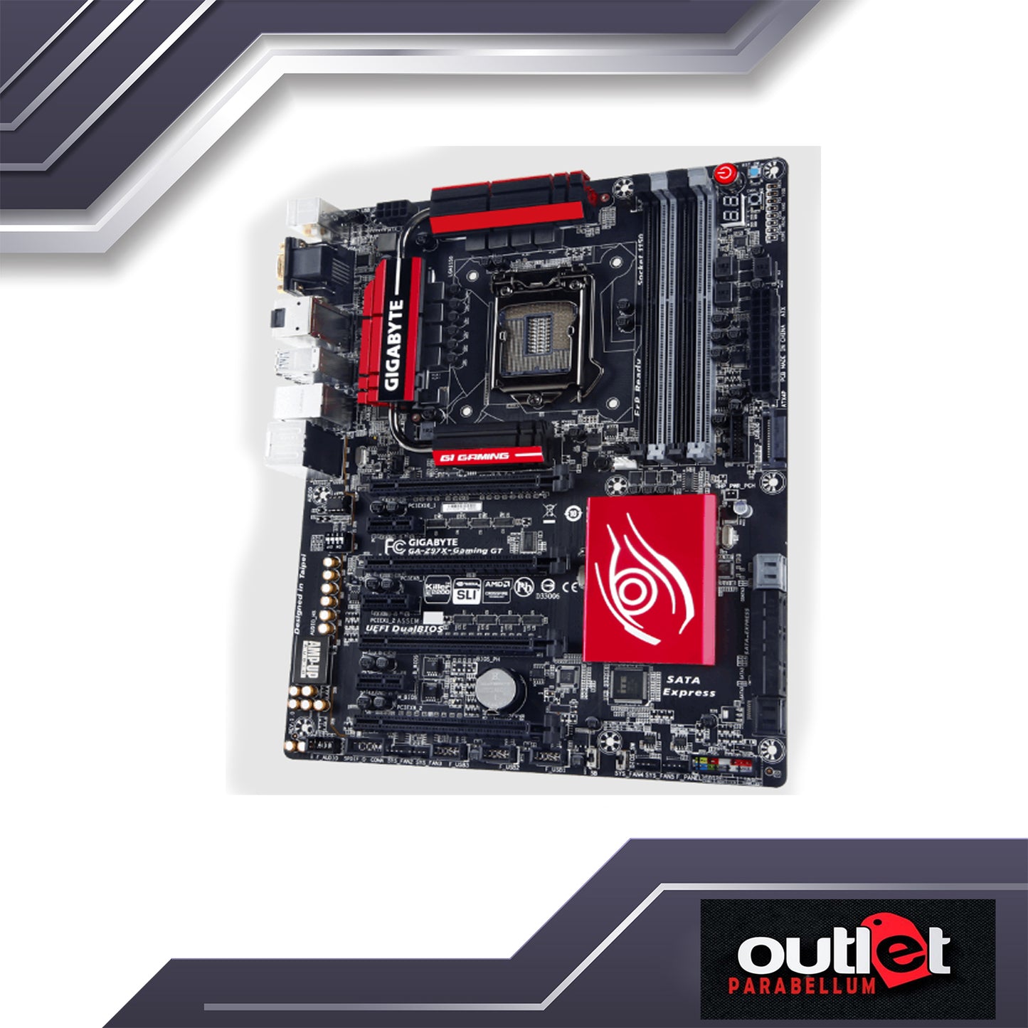 REFURBISHED GIGABYTE GA-Z97X-GAMING-GT GIGABYTE INTEL Z97,S1150 GAMING MB MOTHERBOARD