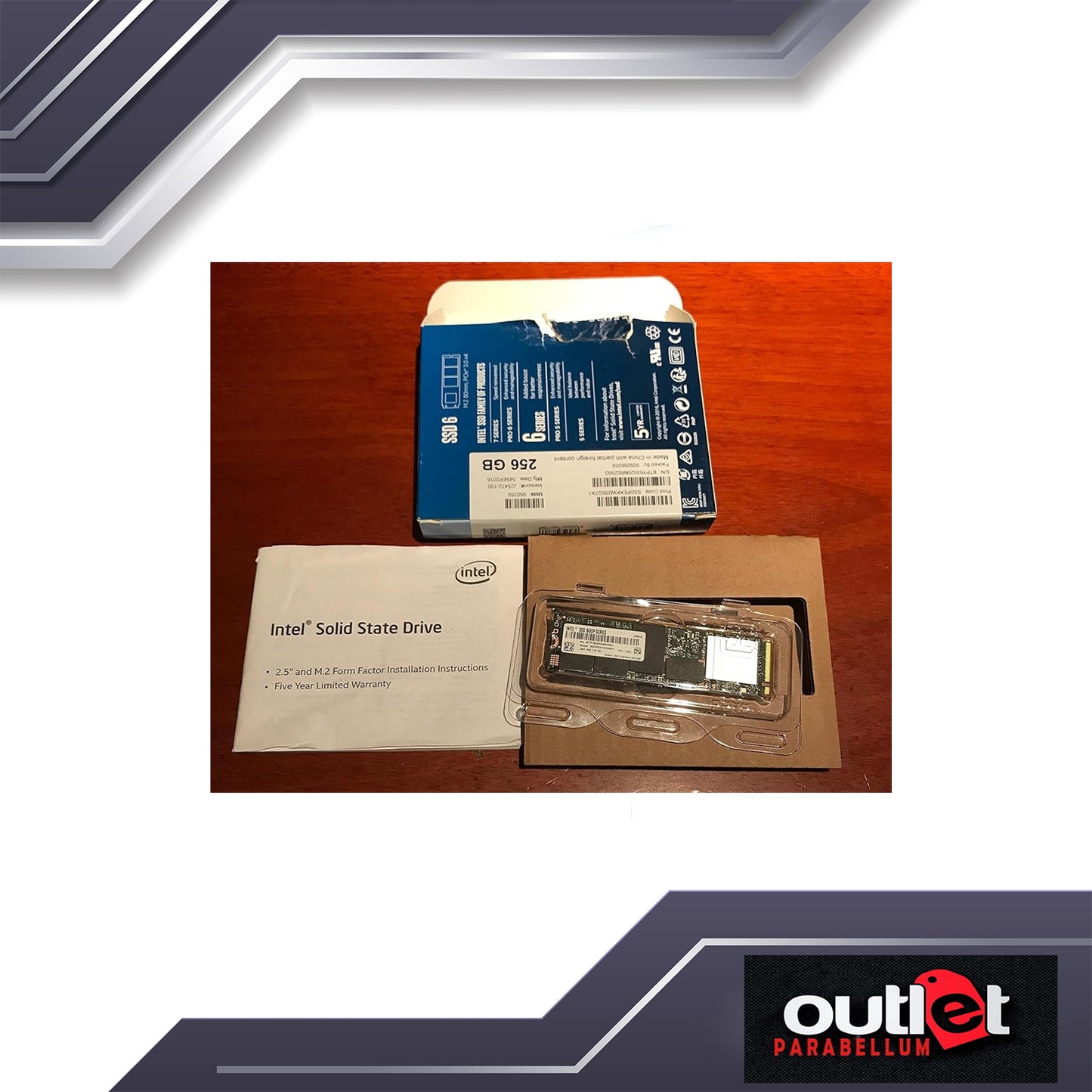 REFURBISHED INTEL-SSDPEKKW256G7X1 INTEL SSD 600P 256GB M.2 2280 80mm NVMe PCIe 2.0 x4 SSD