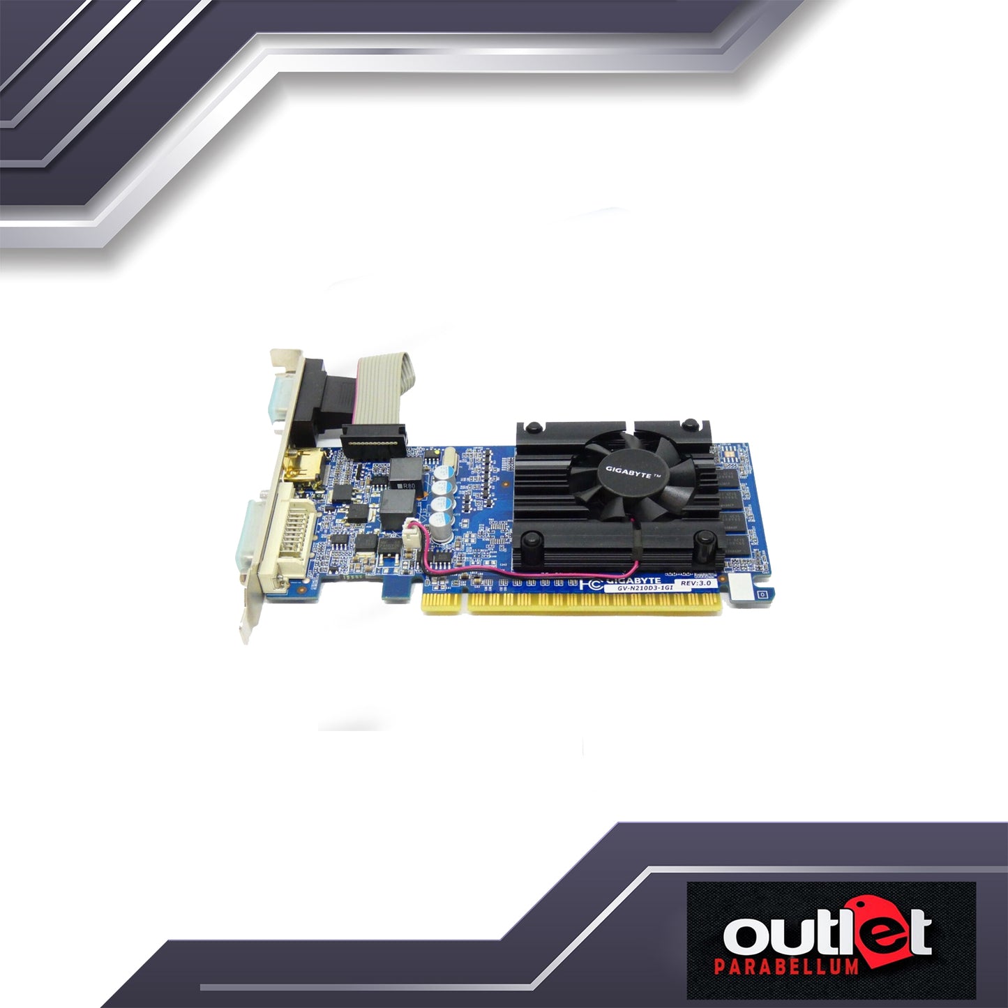 REFURBISHED GIGABYTE GV-N210D3-1GI GIGABYTE GEFORCE 210 GPU