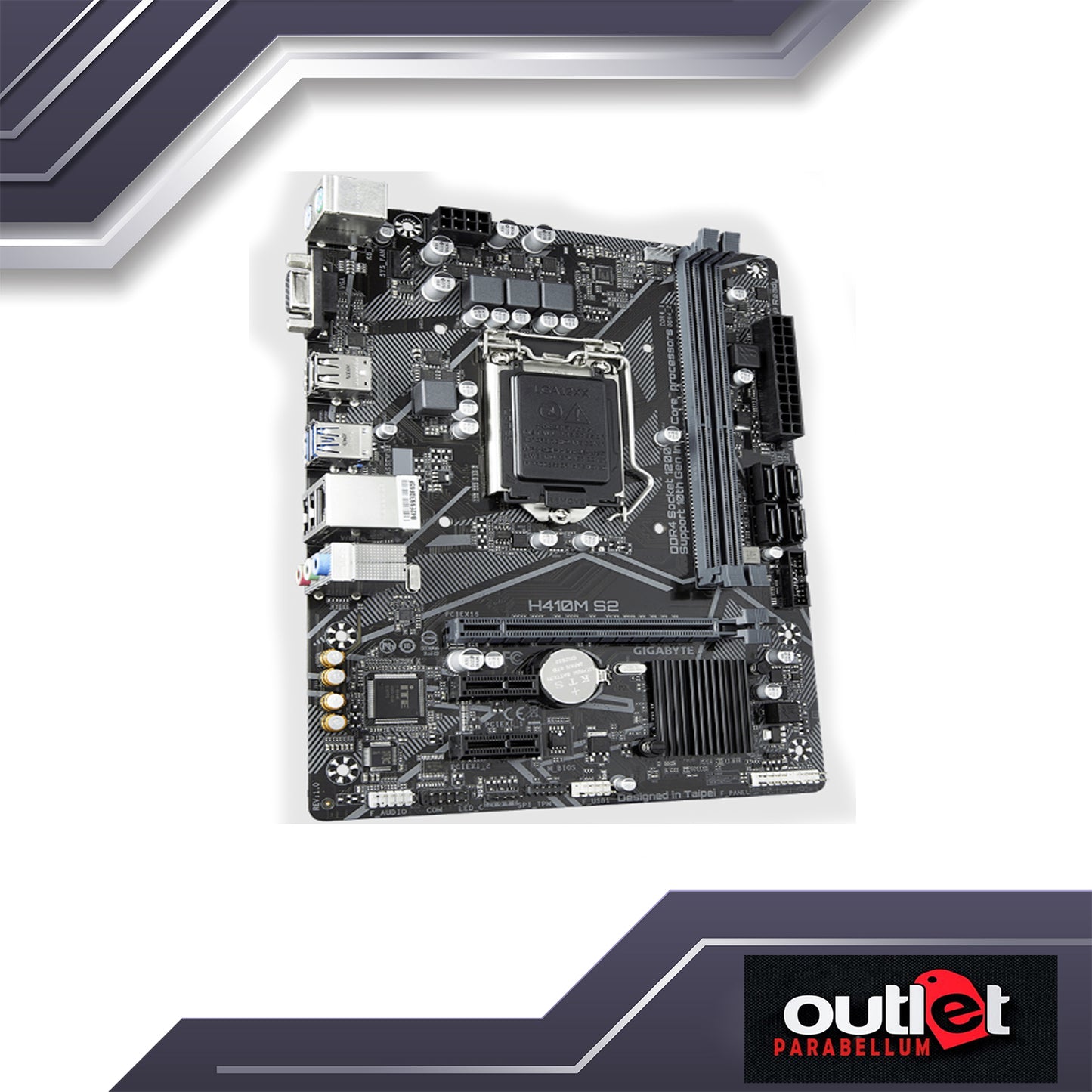REFURBISHED GIGABYTE GA-H410M-S2 INTEL H410 LGA1200 MATX MOTHERBOARD