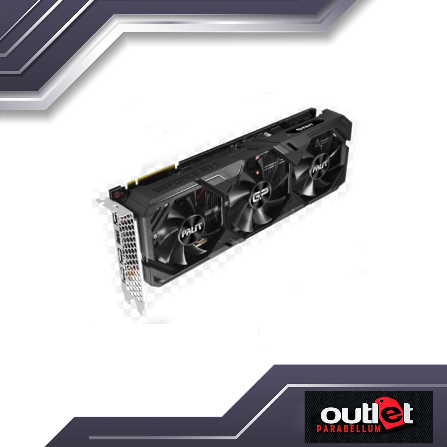 REFURBISHED PALIT NE6207S019P2-186T PALIT RTX2070 SUPER GAMINGPRO 8G GDDR6 256BIT 3-DP-HDMI