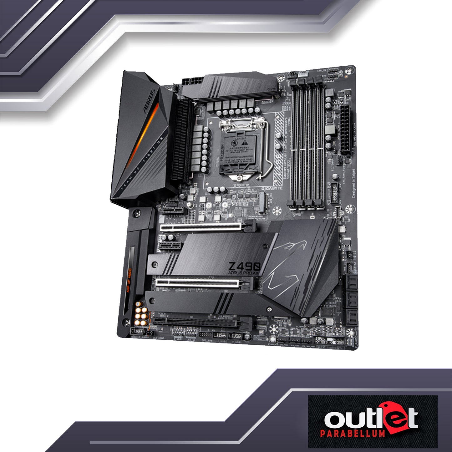 REFURB GA-Z490-AORUS-PRO-AX AORUS INTEL Z490 LG1200 12 PHASE DIGITAL VRM, WIFI 6 802.11AX, 2.5GBE LAN ATX MOTHERBOARD