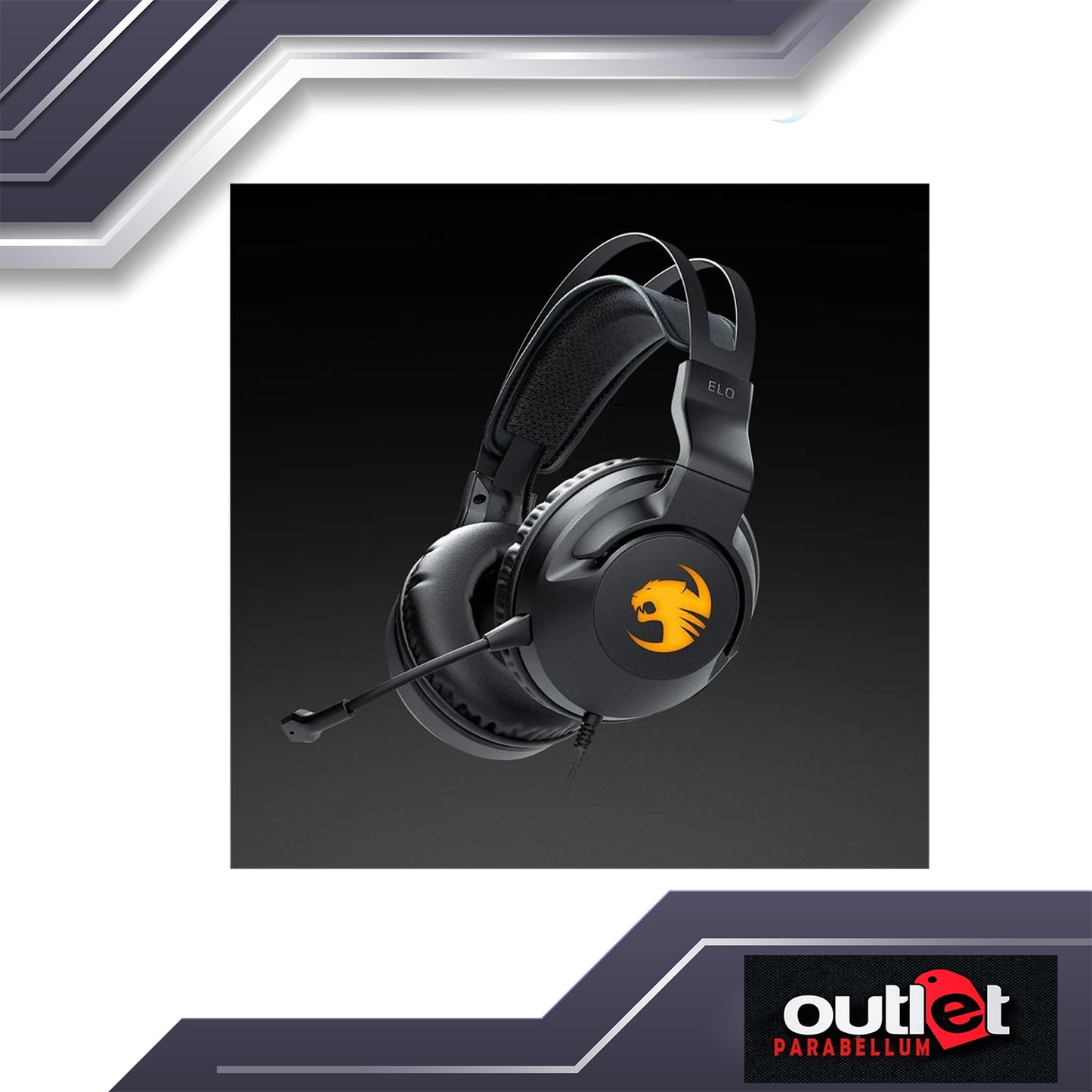 ROCCAT Elo 7.1 Air Wireless Surround Sound RGB Gaming Headset - ROC-14-701-AS
