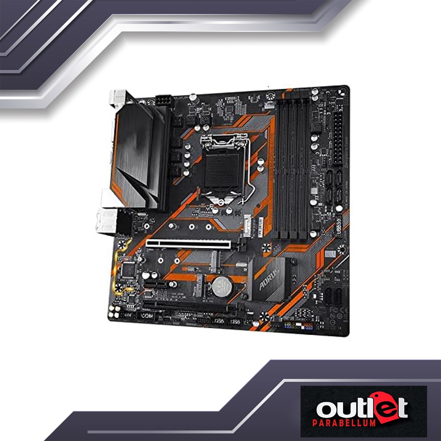 REFURBISHED GIGABYTE GA-B365-M-AORUS-ELITE AORUS INTEL B365 S1151 GAMING MOTHERBOARD