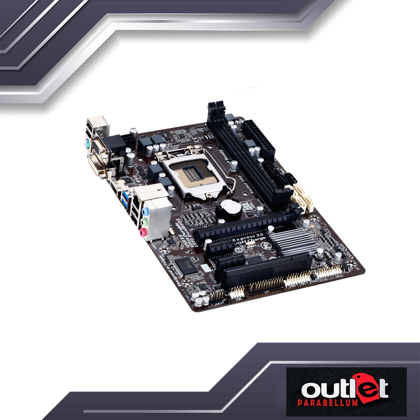 Refurbish GIGABYTE GA-B85M-HD3 GIGABYTE INTEL B85 S1150 USB3 GIGA MATX -- No Warranty!!!