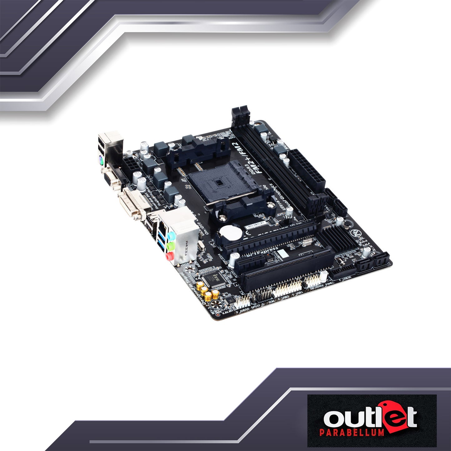 Refurbished Gigabyte GA-F2A88XM-DS2 (rev. 3.0/3.1) AMD A88X Chipset - Motherboard (NO WARRANTY)