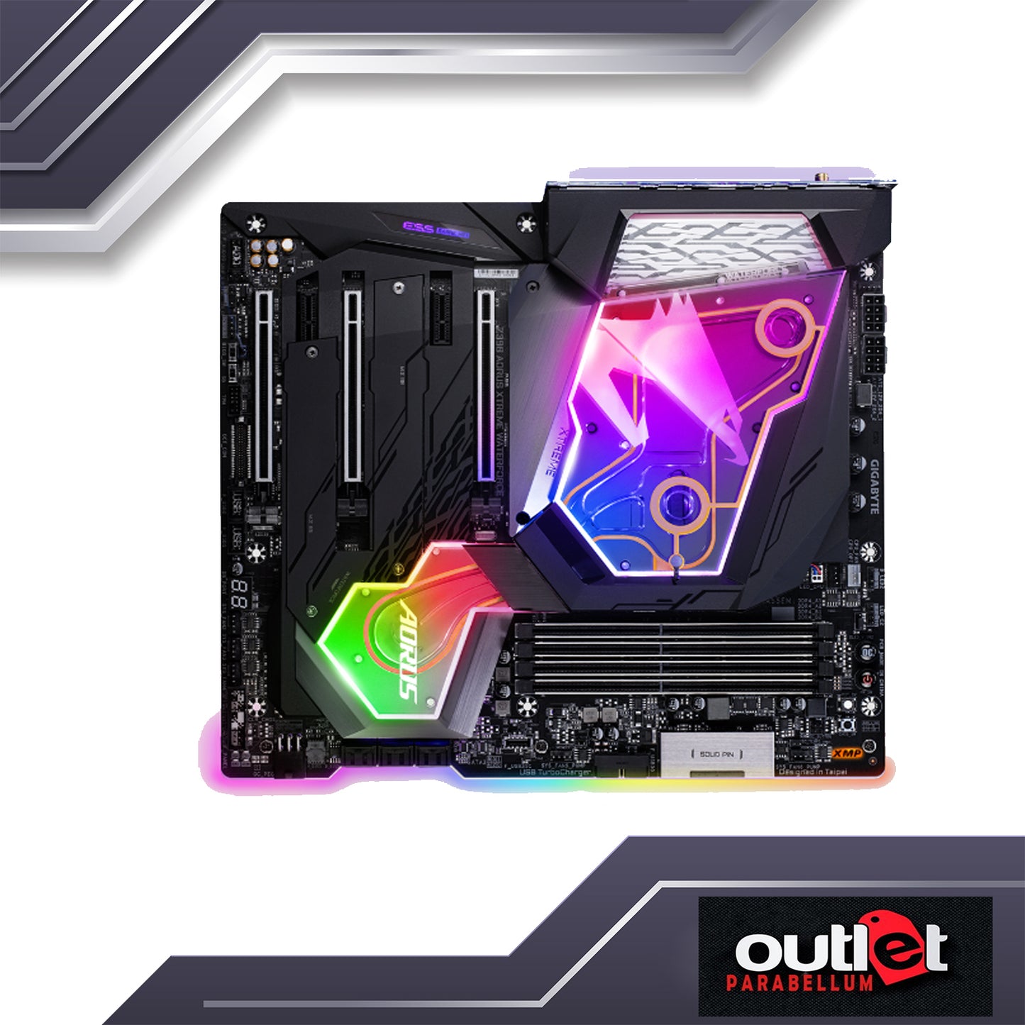 REFURBISHED GA-Z390-AORUS-XTREME-WATERFORCE GIGABTYE AORUS Z390 XTREME WATERFORCE MOTHERBOARD
