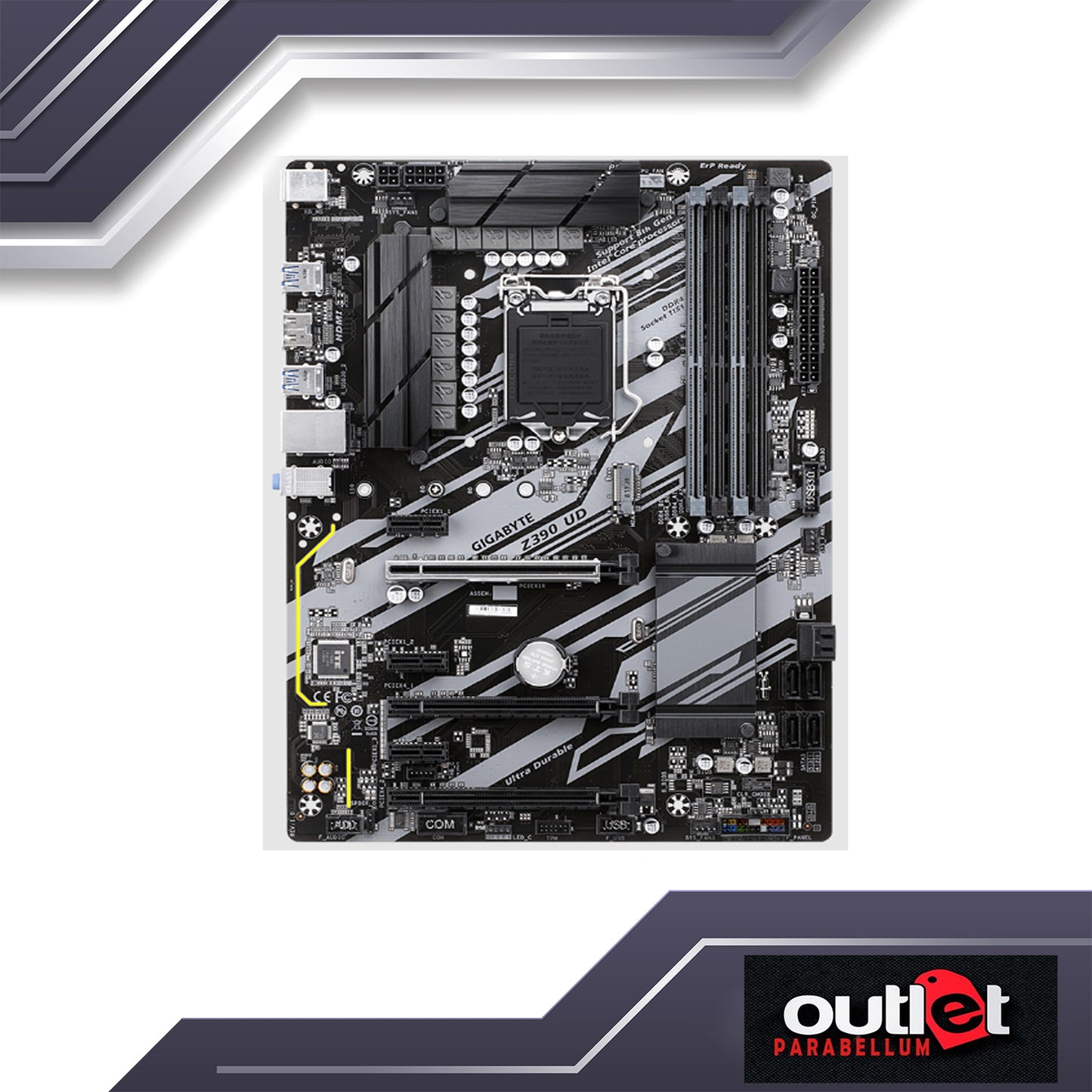 REFURBISHED GA-Z390-UD GIGABYTE INTEL Z390 S1151 ATX MOTHERBOARD