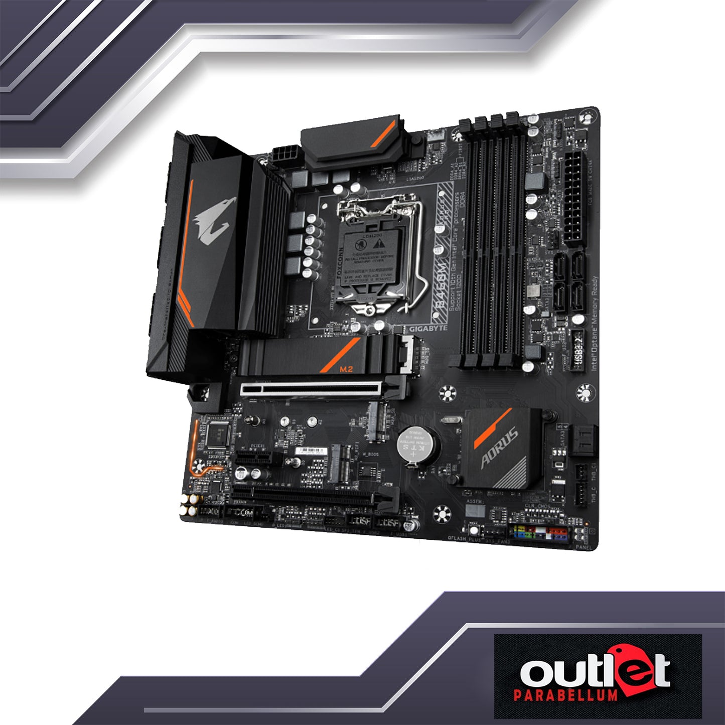 REFURBISHED GA-B460M-AORUS-PRO AORUS INTEL B460 DVI/HDMI/DP, INTEL GBE LAN, RGB FUSION, MATX GAMING