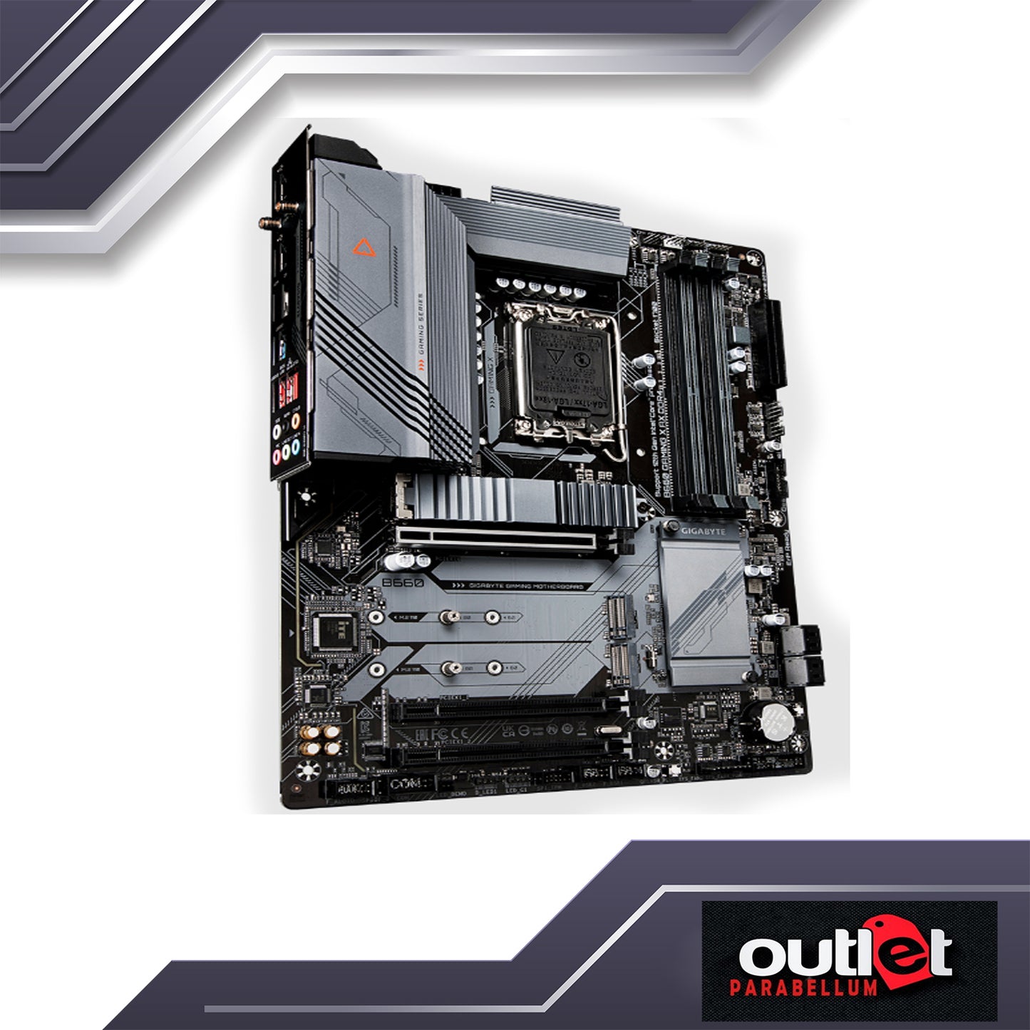REFURB GA-B660-GAMING-X-AX-DDR4 GIGABYTE INTEL B660 LGA1700 DDR4 8+1+1 HYBRID DIGITAL VRM WIFI 6E Motherboard