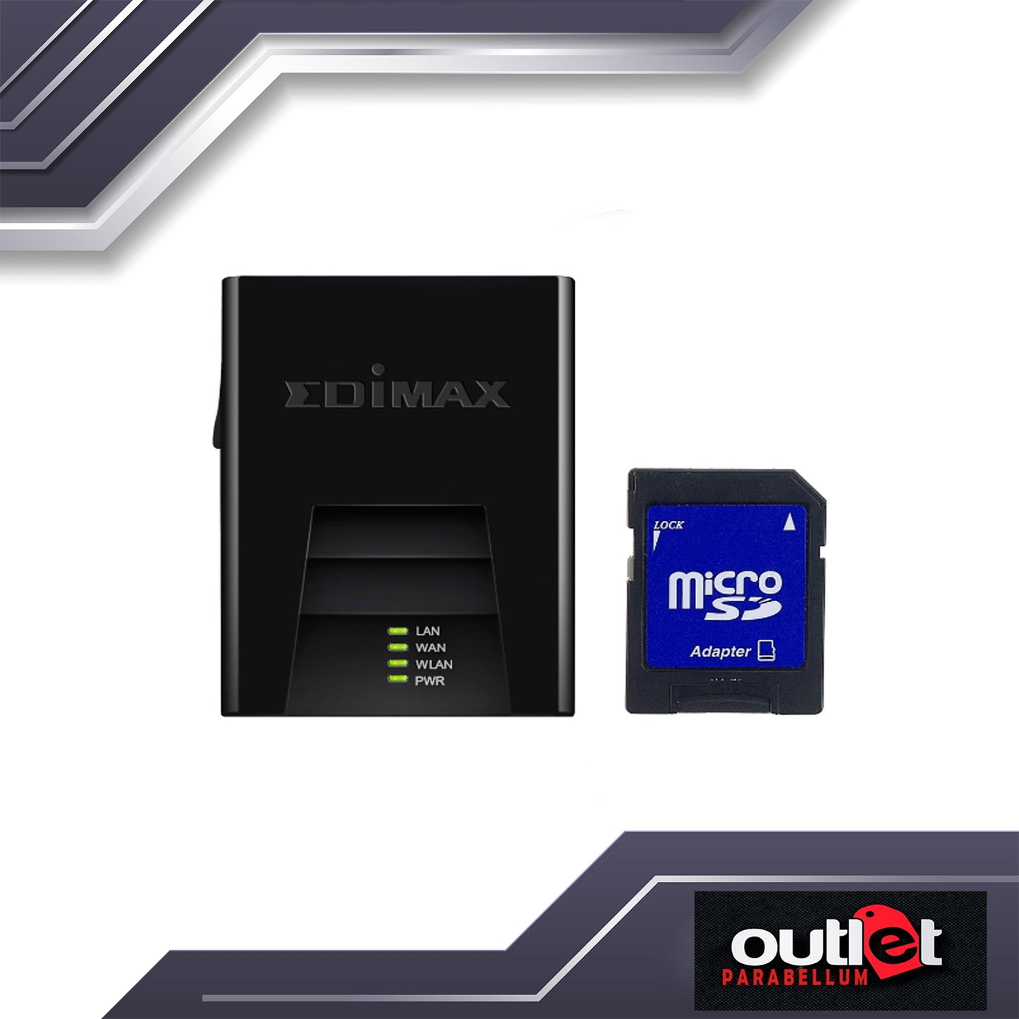 REFURBISHED EDIMAX ED-BR-6258N EDIMAX 11N 150Mpbs WIFI BROADBAND NANO 150Mbps Wireless Broadband Nano Router - No Warranty