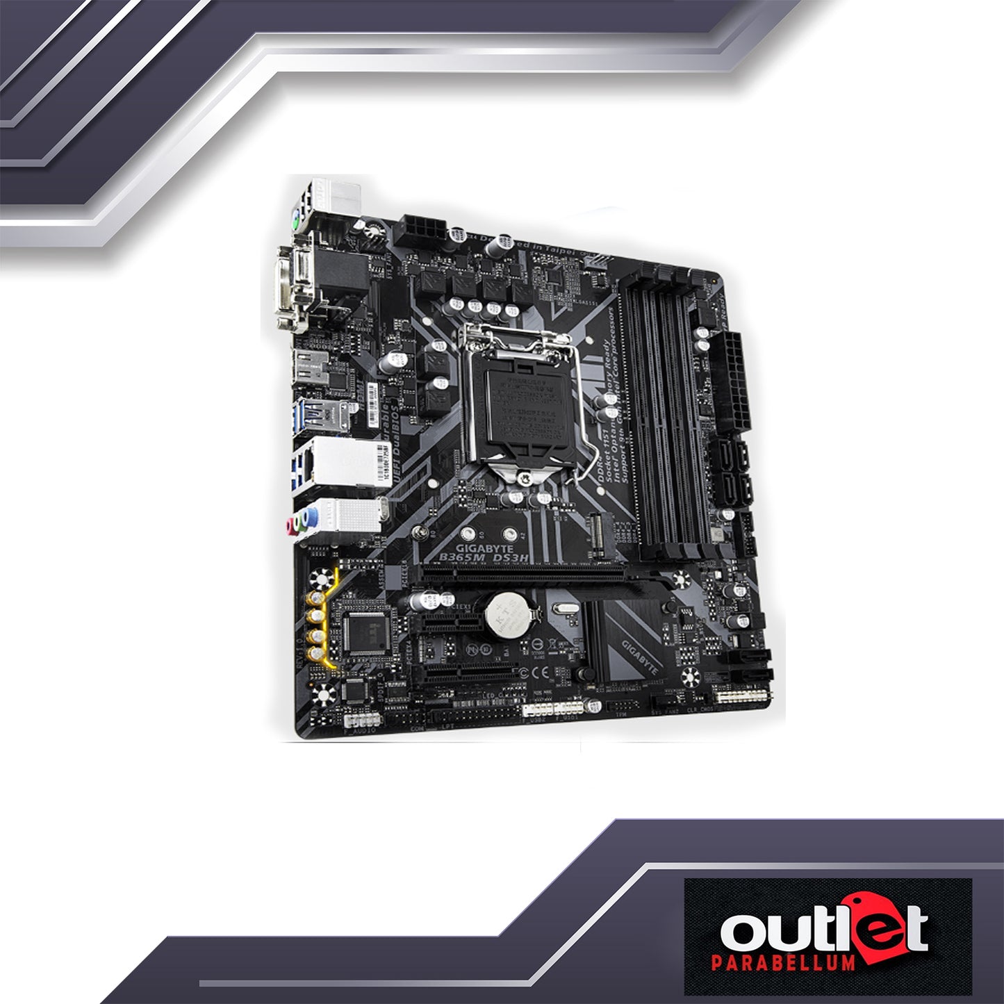 REFURBISHED GIGABYTE GA-B365M-DS3H INTEL B365 S1151 MICRO ATX MOTHERBOARD