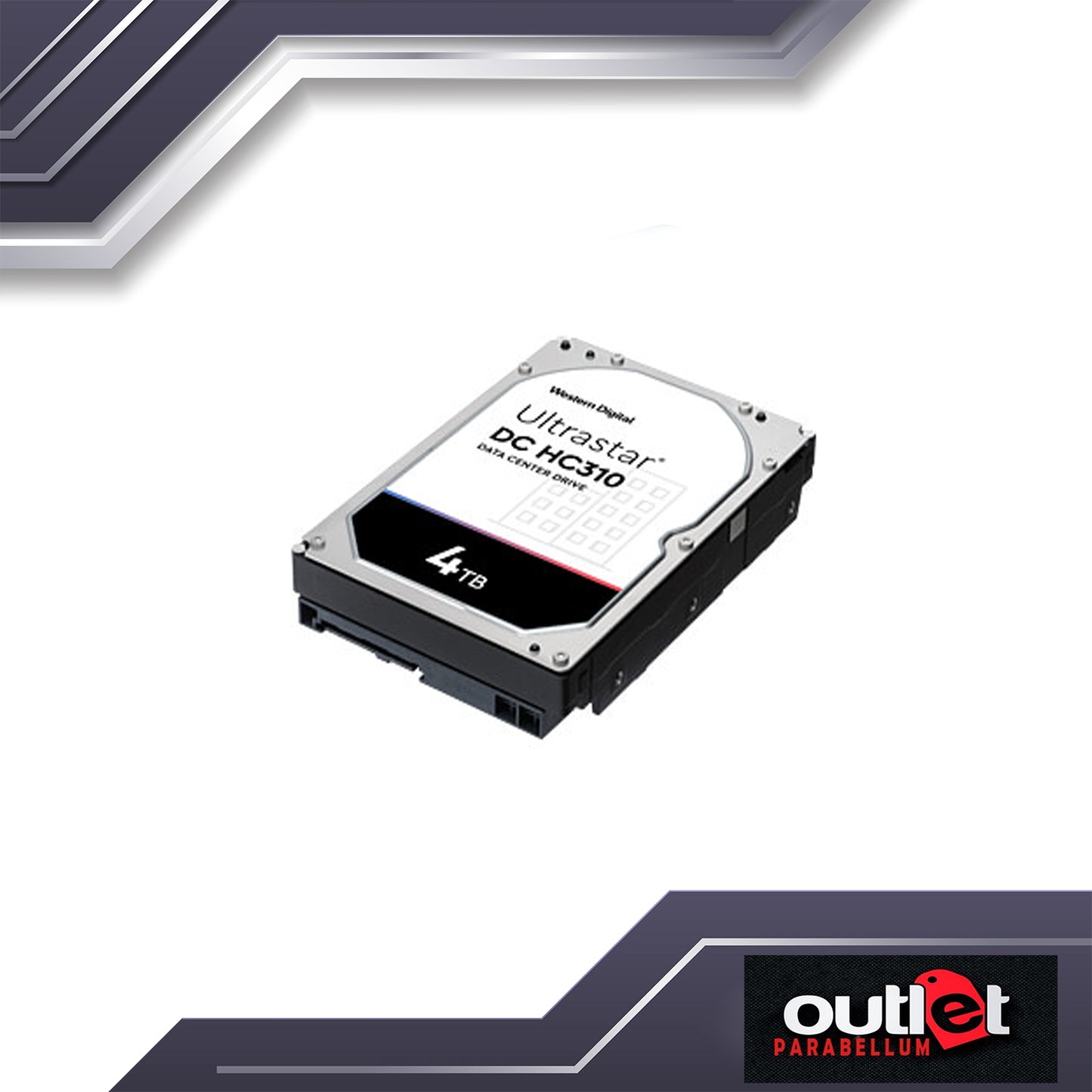 Refurbished Western Digital WD-0B35950 ULTRASTAR DC HC310 3.5" 4TB 256MB CACHE 7200RPM SATA HDD