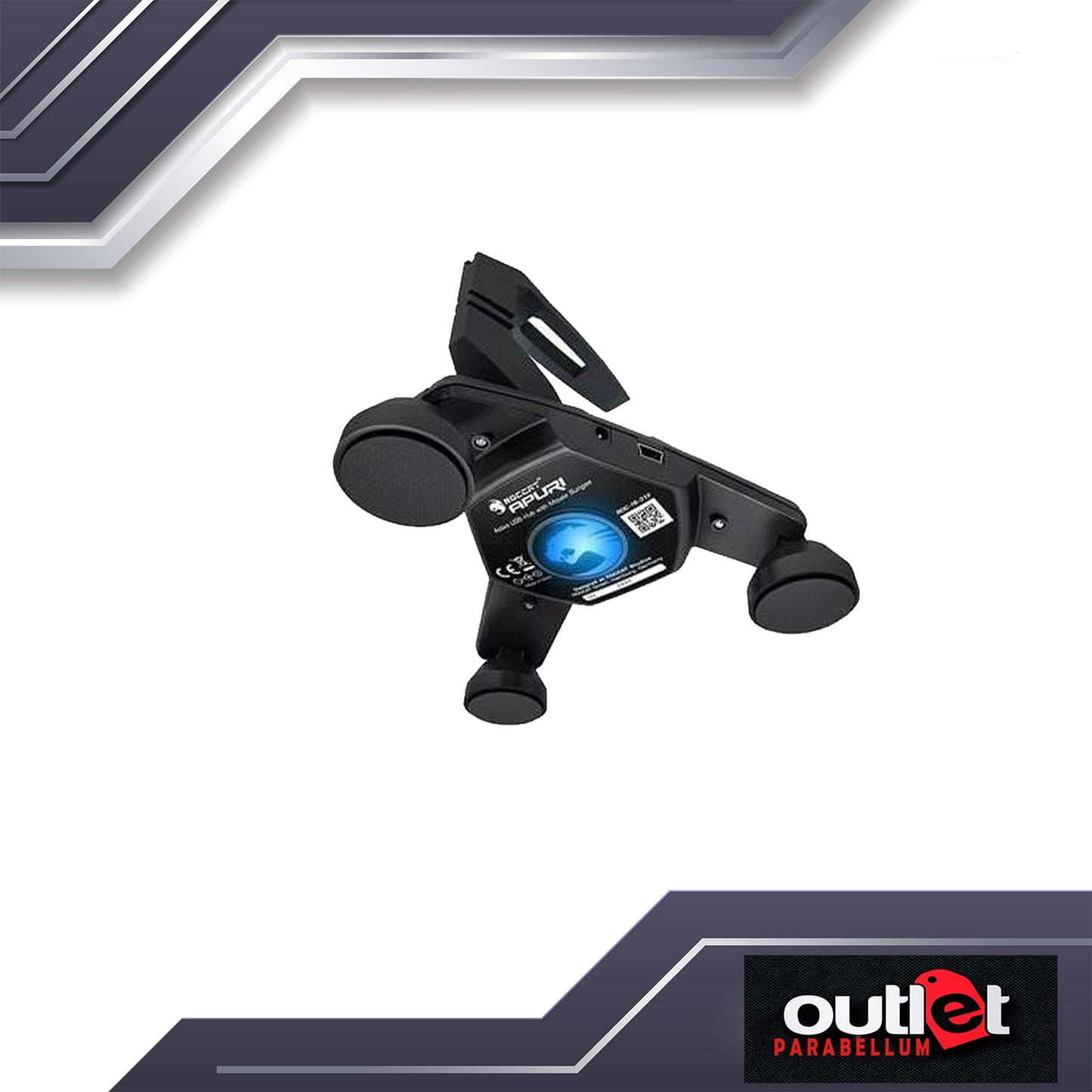 ROCCAT Apuri Active USB Hub with Mouse Bungee ROC-15-310-AS