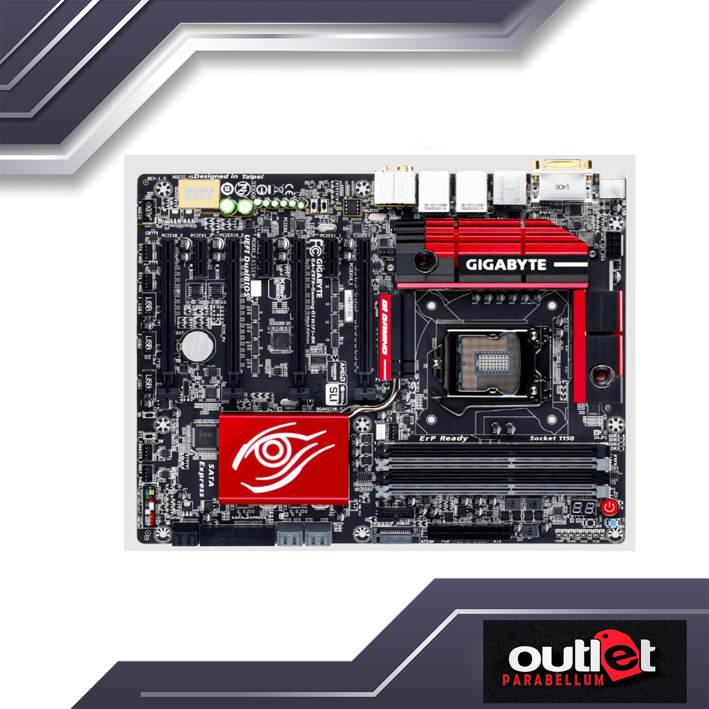 REFURBISHED GIGABYTE GA-Z97X-GM.G1 WIFI-BK GIGABYTE INTEL Z97 GAMING G1 WIFI BLK ED MOTHERBOARD