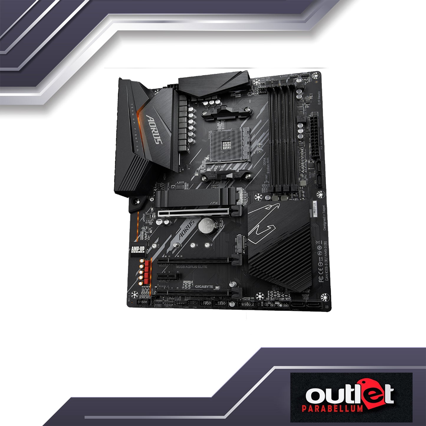 REFURBISHED GIGABYTE GA-B550-AORUS-ELITE AORUS AMD B550 12+2 PHASE VRM,2.5GBE LAN,RGB FUSION ATX GAMING MB