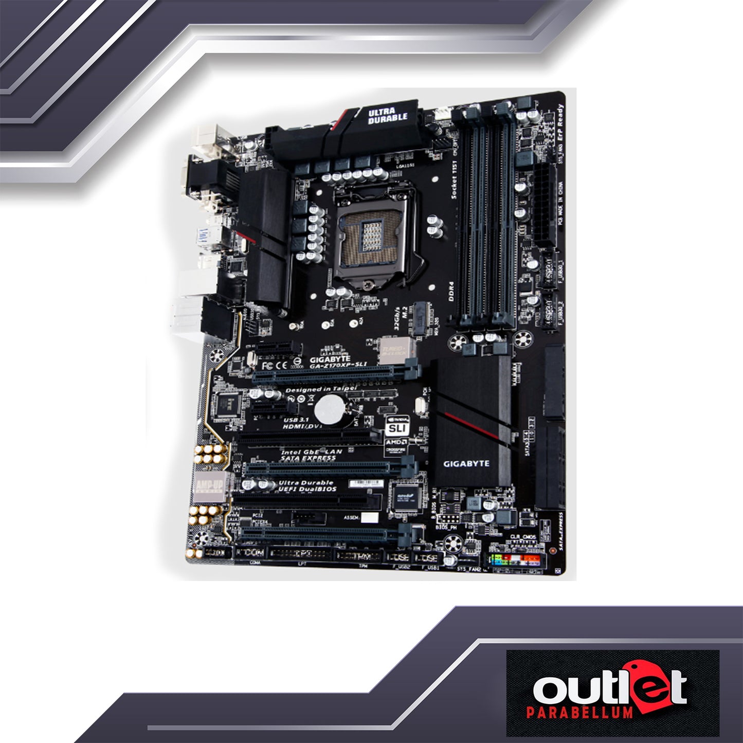 REFURBISHED GA-Z170XP-SLI GIGABYTE Z170 S1151 USB 3.1 SLI DDR4 ATX Motherboard