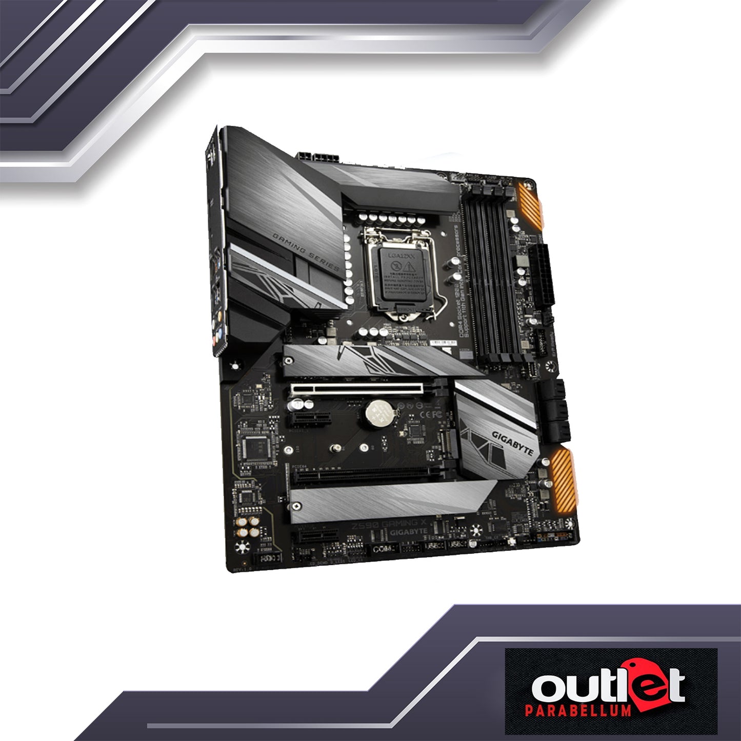 REFURBISHED GA-Z590-GAMING-X GIGABYTE INTEL Z590 LGA 1200 DIRECT 12+1 PHASE DIGITAL VRM, INTEL 2.5Gbe, PCIe 4 Motherboard