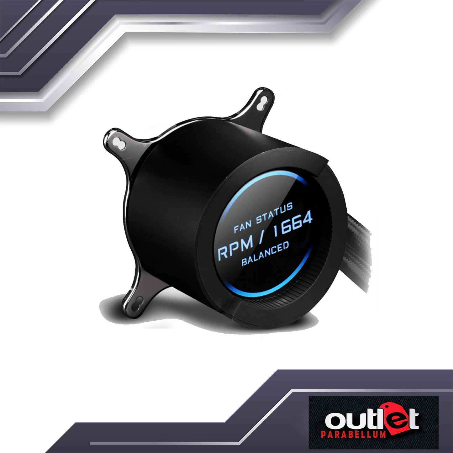 REFURBISHED GP-AORUS-LIQUID-COOLER-280 AORUS LIQUID COOLER 280, All-in-one Liquid Cooler with Circular LCD Display