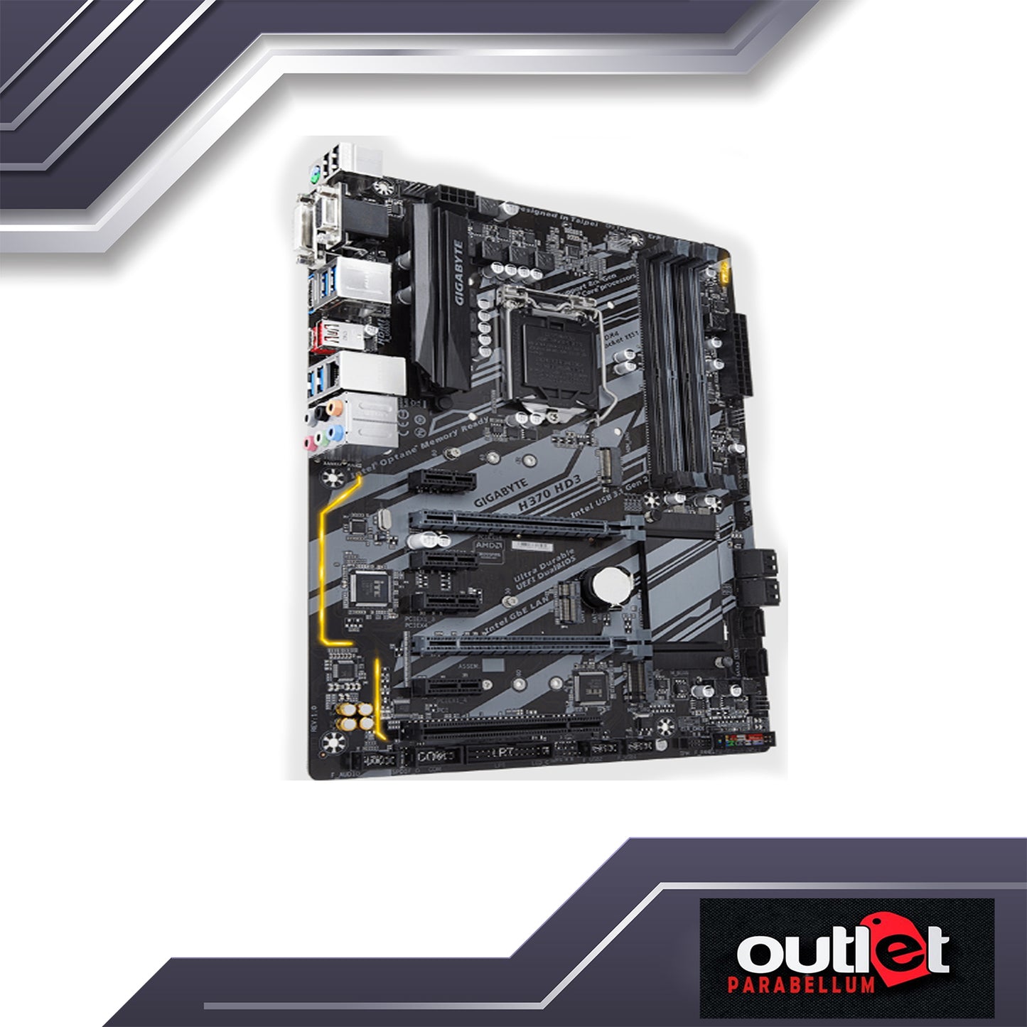 REFURBISHED GA-H370-HD3 GIGABYTE INTEL H370 S1151 ATX MOTHERBOARD