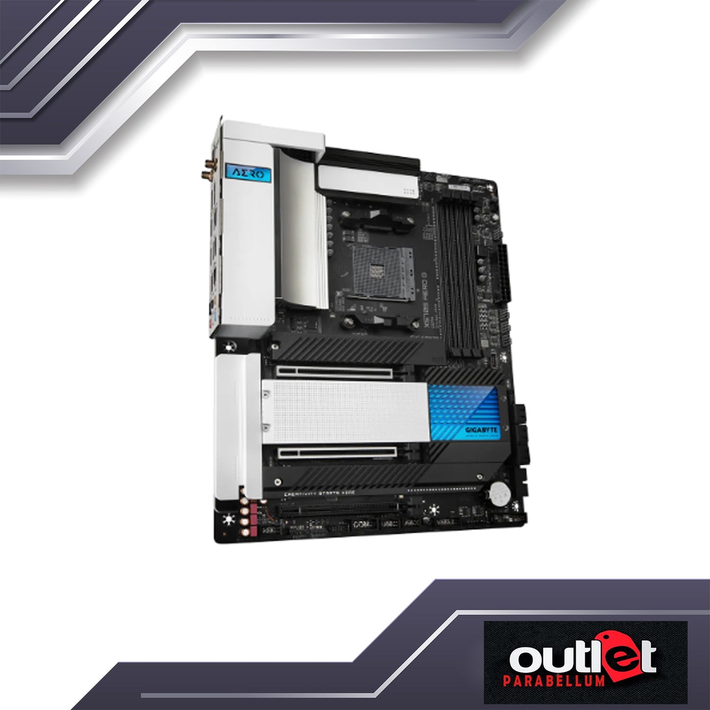 REFURBISHED GA-X570S-AERO-G GIGABYTE AMD X570 AM4 DDR4 PCIE 4.0 INTEL 2.5GbE LAN,INTEL WIFI 6 AX200 ATX MB
