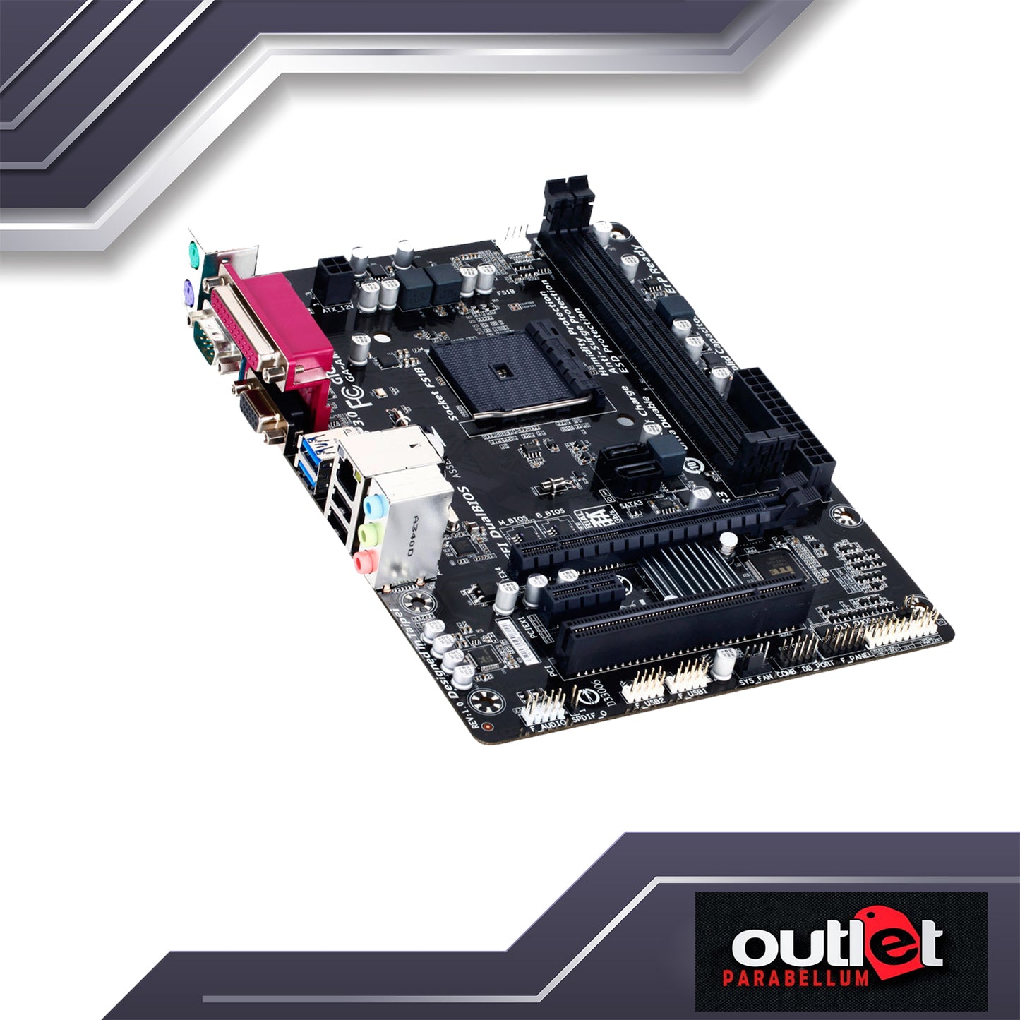 REFURBISHED GA-AM1M-S2P GIGABYTE AMD FS1b AM1 MOTHERBOARD
