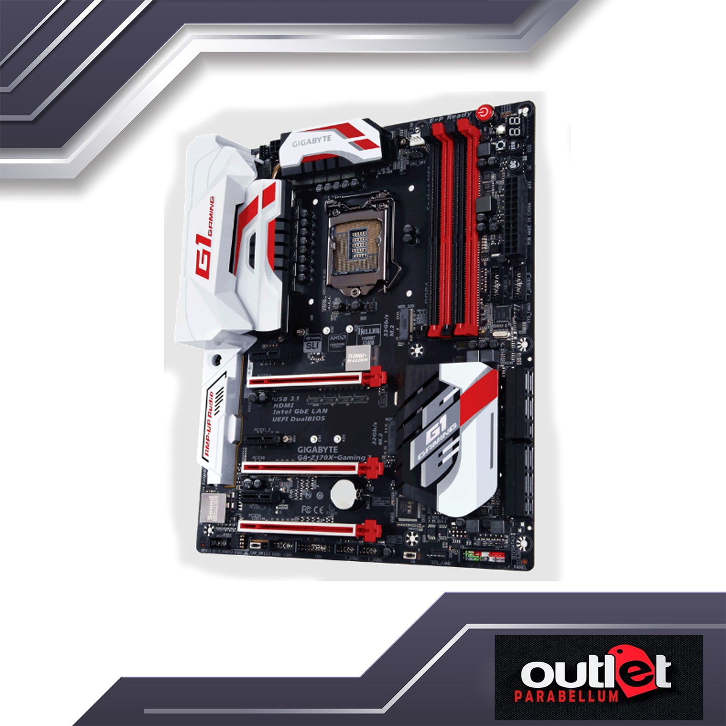 REFURBISHED GA-Z170X-GAMING-7 GIGABYTE INTEL Z170 S1151 DDR4 USB 3.1 Motherboard
