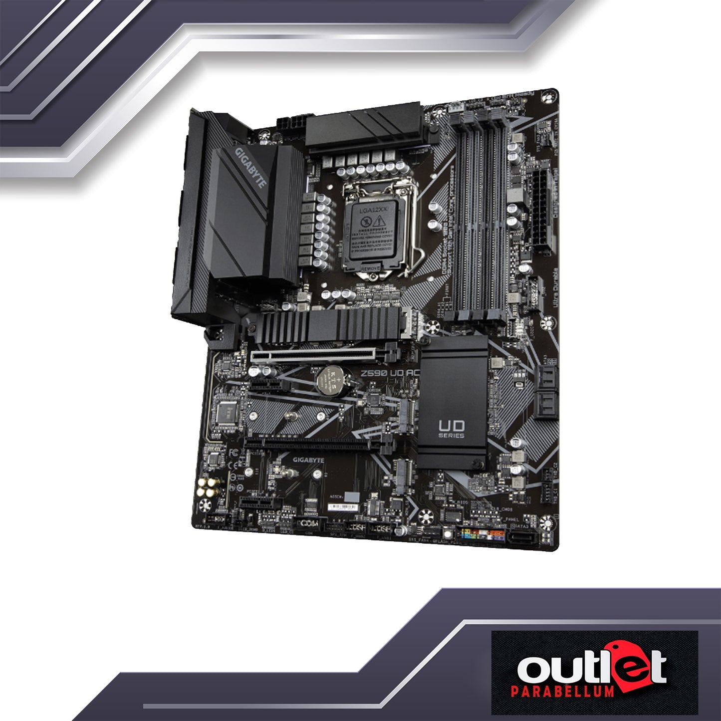 REFURBISHED GA-Z590-UD-AC AORUS INTEL Z590 LGA1200 12+1 PHASE DIGITAL POWER DESIGN WIFI 2.5GBE LAN ATX MB Motherboard