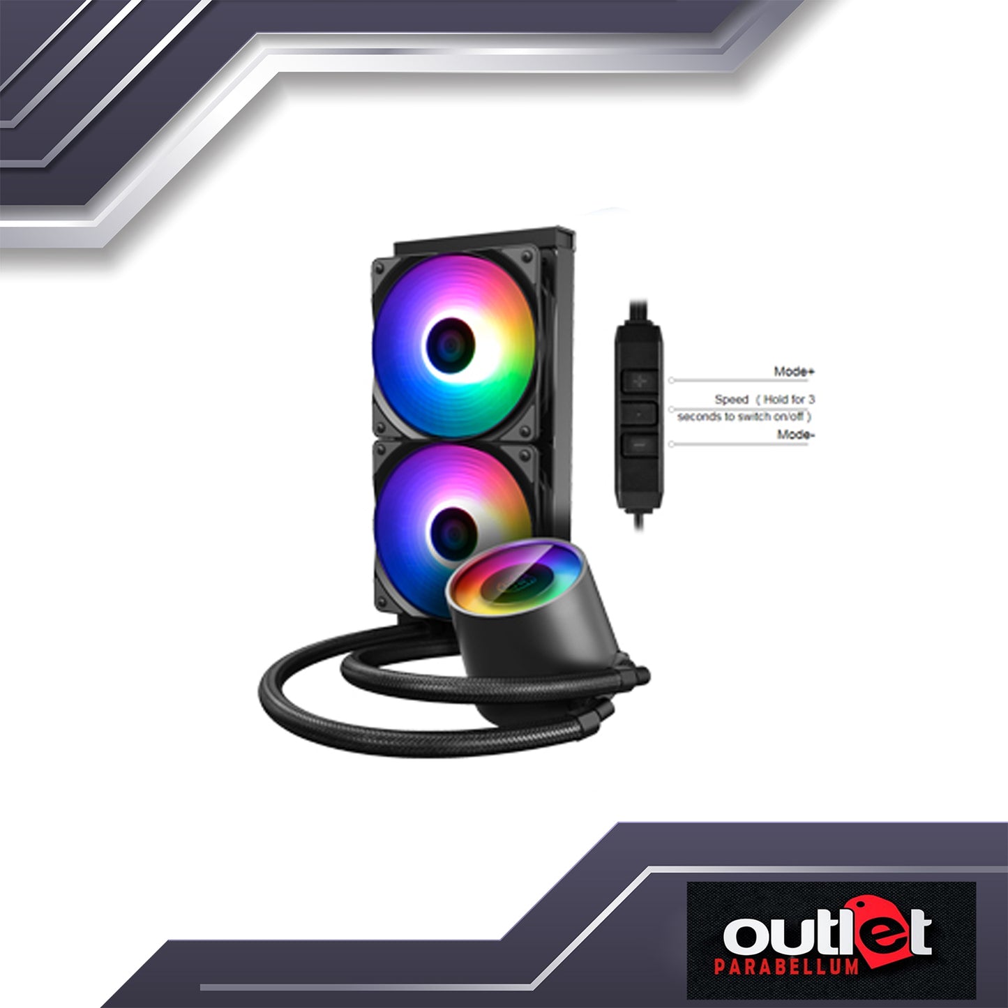 Gamer Storm Castle 240MM Water Liquid Cooler - No Warranty