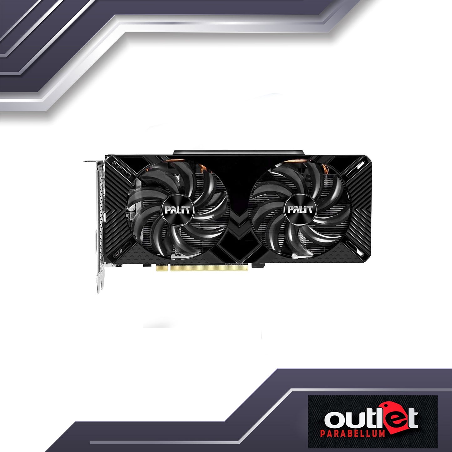 REFURBISHED PALIT NE6166S018J9-1160A-1 PALIT GTX1660 SUPER GAMING PRO 6G GDDR6 192BIT DVI HDMI DP [DUAL FAN] W/O RGB