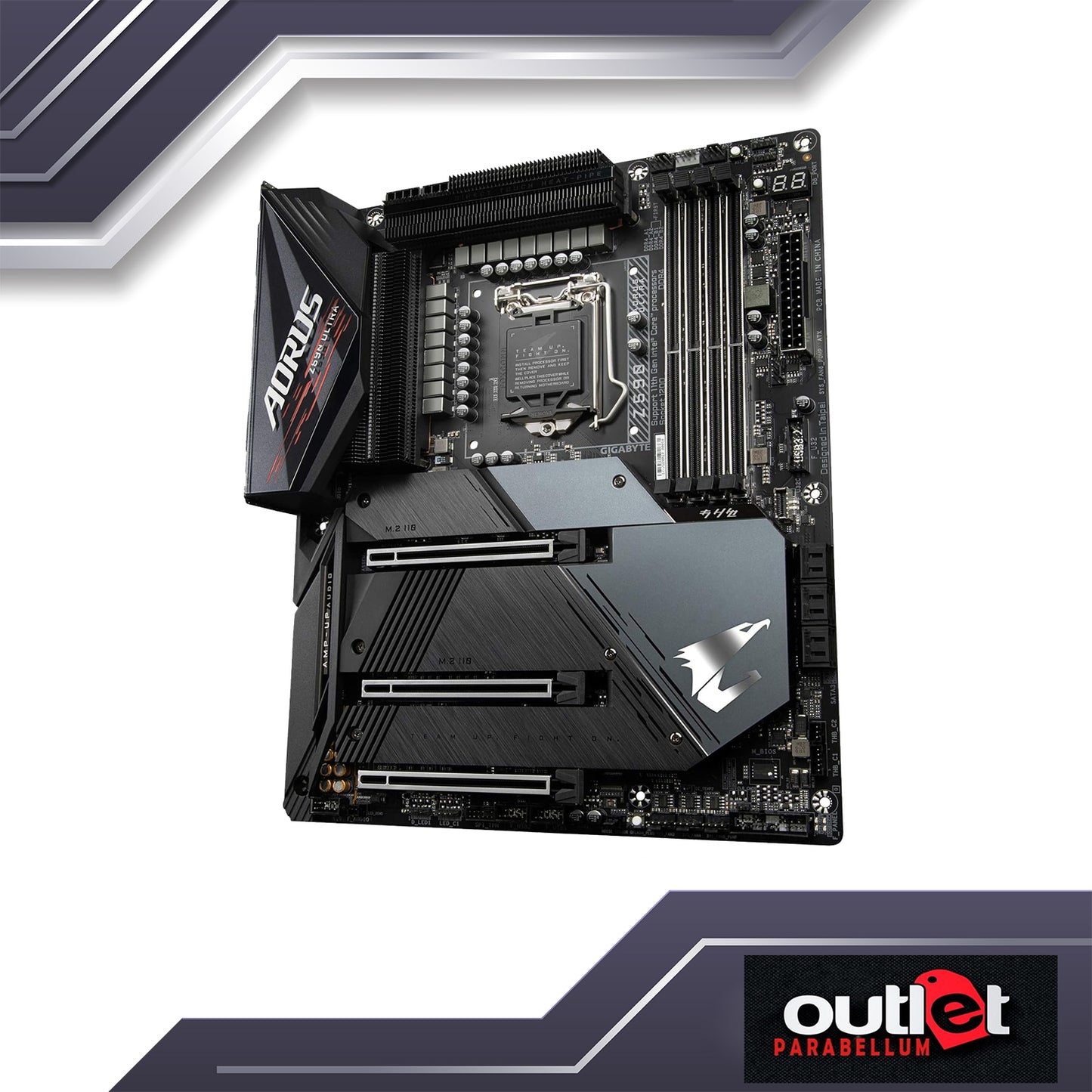 REFURBISHED GA-Z590-AORUS-ULTRA AORUS INTEL Z590 LGA1200 16+1 PHASE DIGITAL POWER DESIGN WIFI6 2.5GBE LAN ATX MB