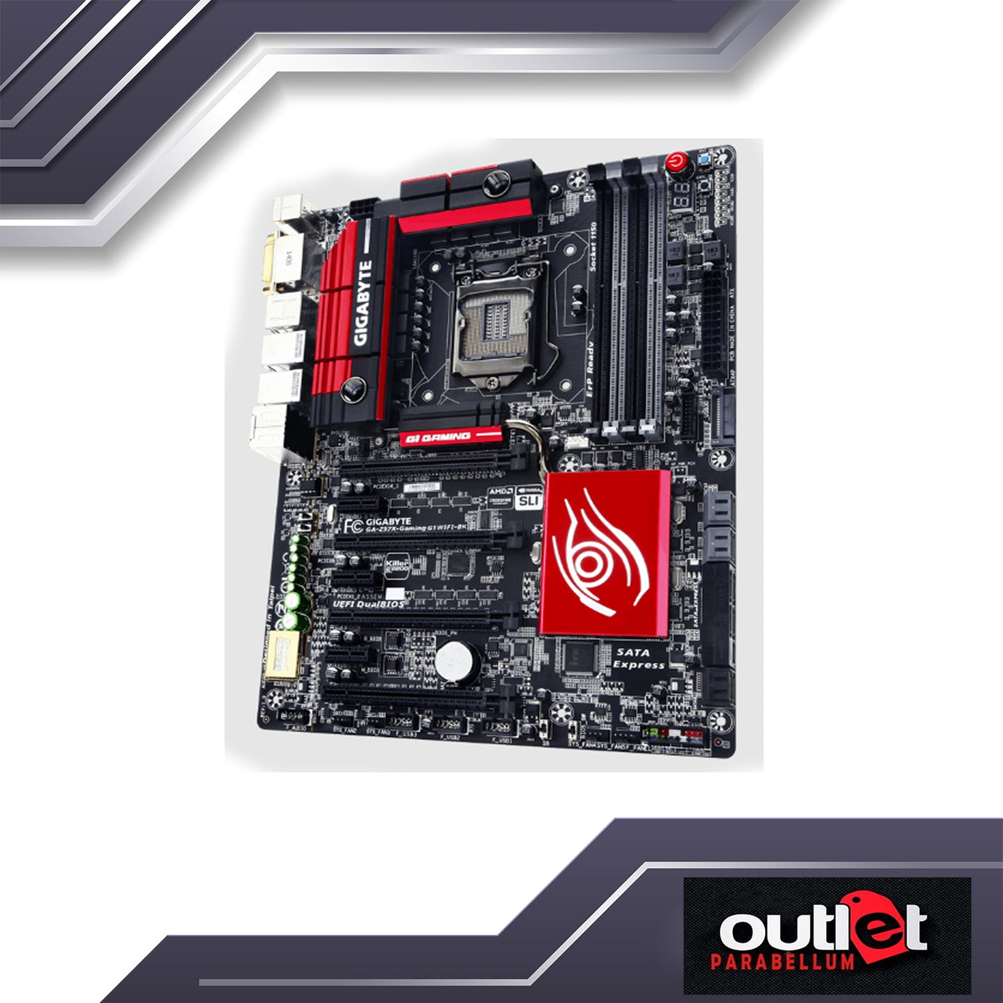 REFURBISHED GIGABYTE GA-Z97X-GM.G1 WIFI-BK GIGABYTE INTEL Z97 GAMING G1 WIFI BLK ED MOTHERBOARD