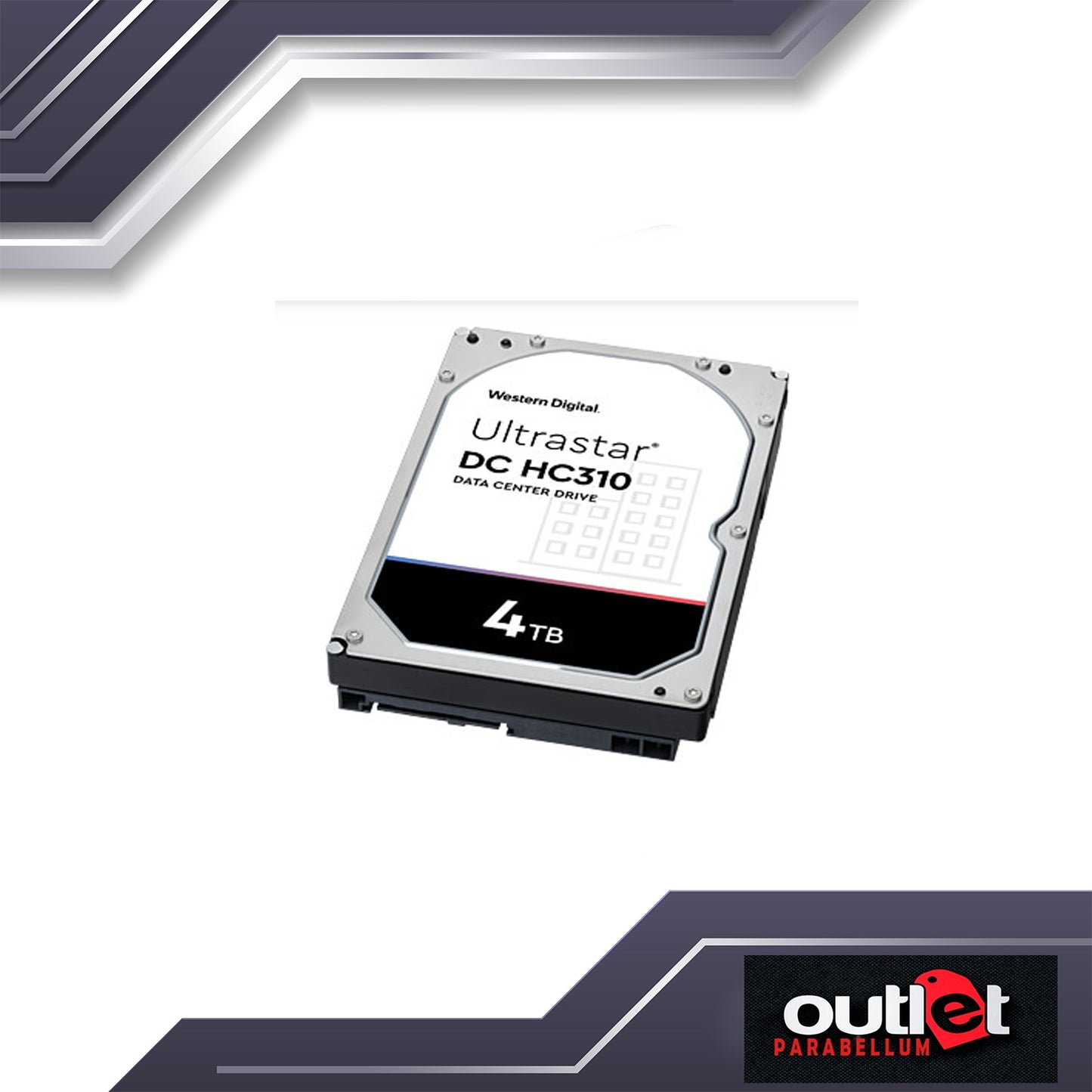 Refurbished Western Digital WD-0B35950 ULTRASTAR DC HC310 3.5" 4TB 256MB CACHE 7200RPM SATA HDD