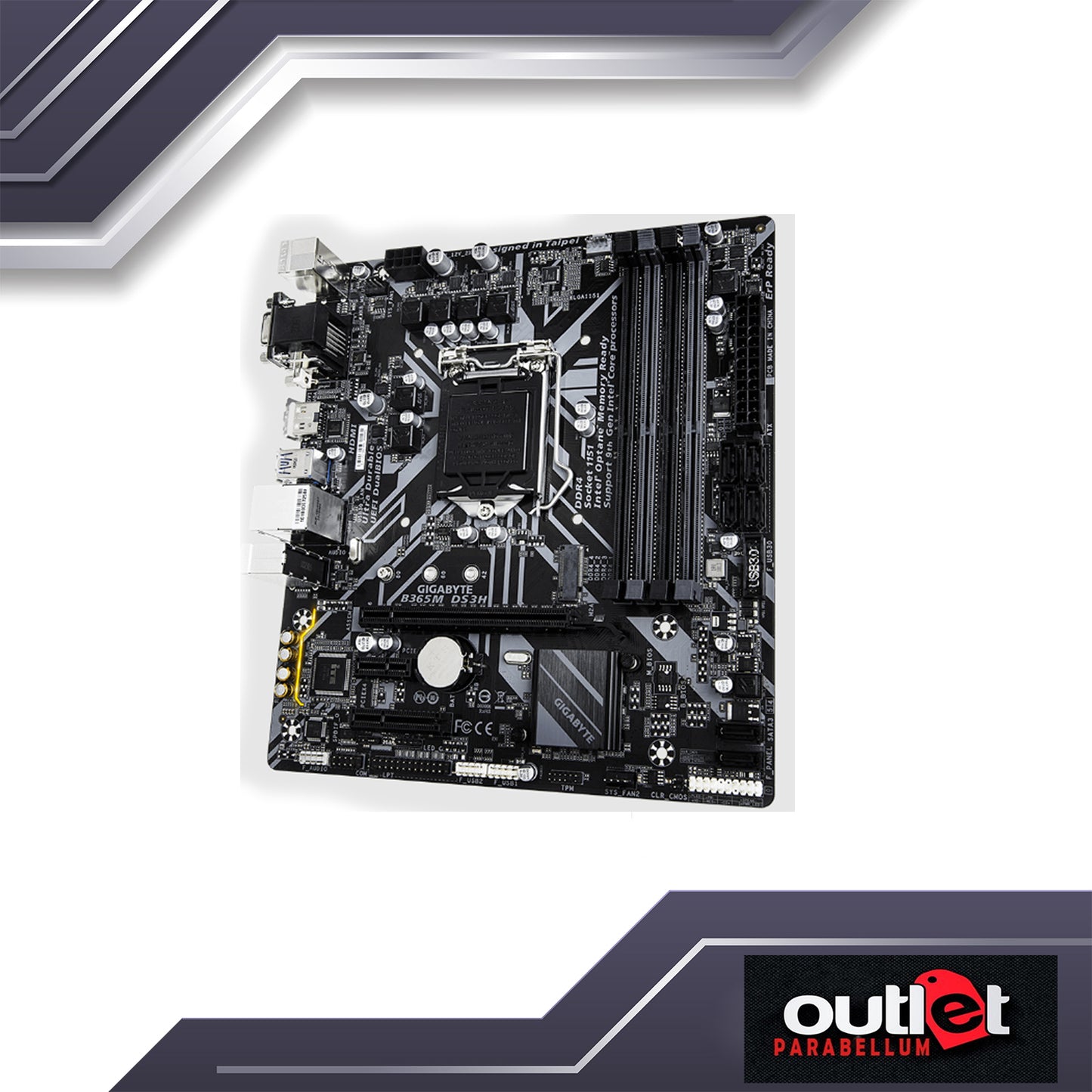 REFURBISHED GIGABYTE GA-B365M-DS3H INTEL B365 S1151 MICRO ATX MOTHERBOARD
