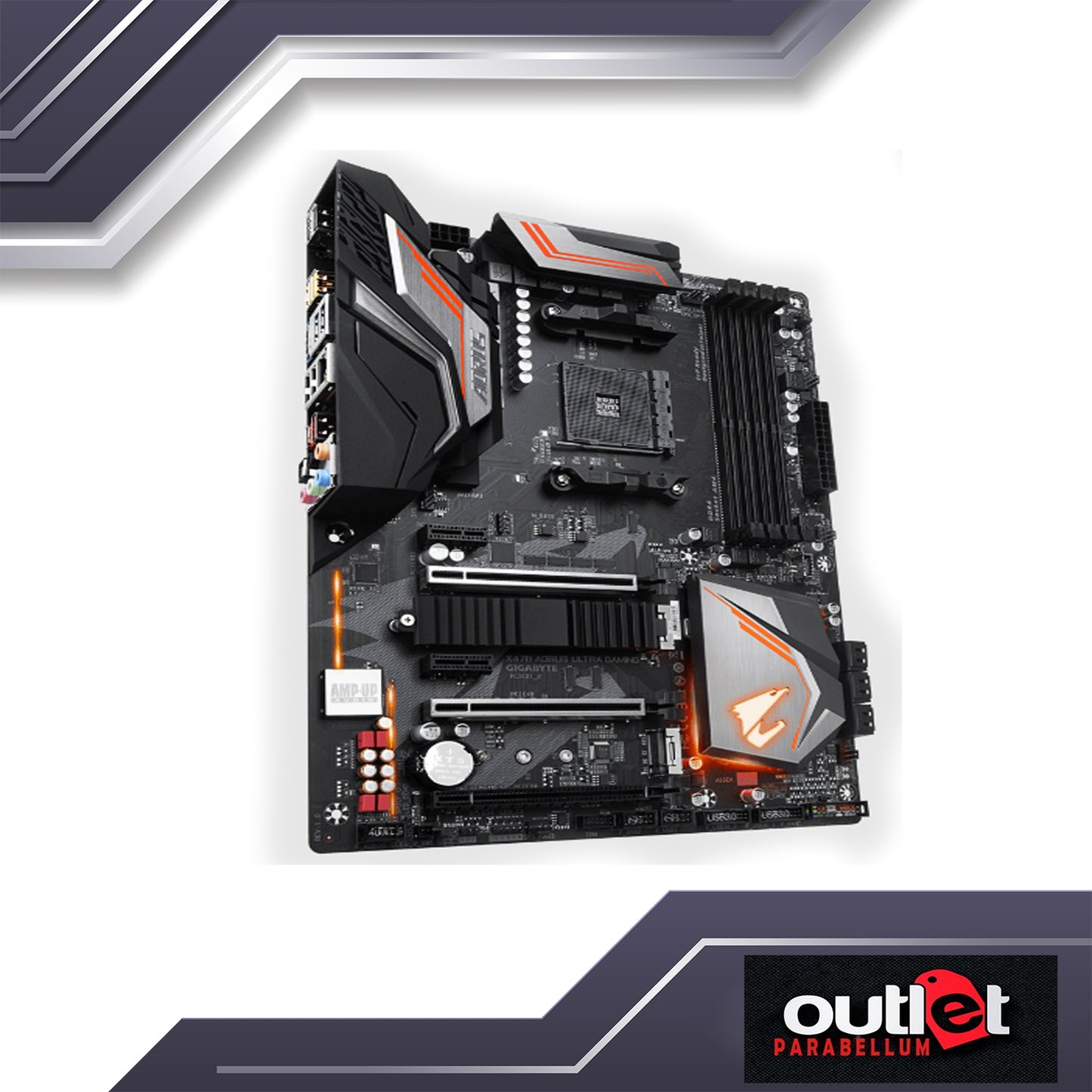 REFURBISHED GA-X470-AORUS-ULTRA-GAMING GIGABYTE AMD X470 AM4 DDR4 ATX GAMING MOTHERBOARD