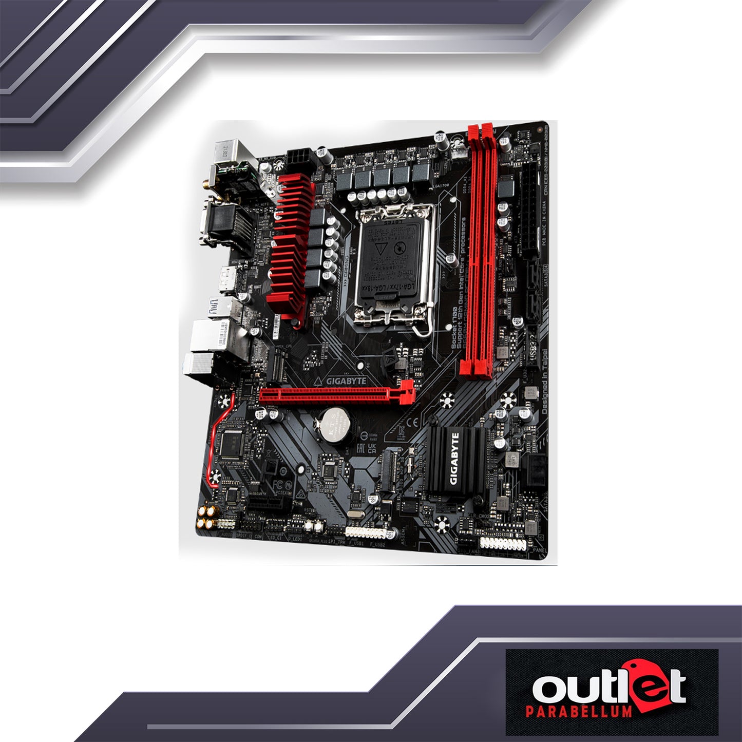 REFURBISHED GA-B660M-GAMING-AC-DDR4 GIGABYTE INTEL B660 LGA1700 DDR4 6+2+1 DIGITAL VRM 2.5GbE LAN, 11AC WIFI MATX Motherboard