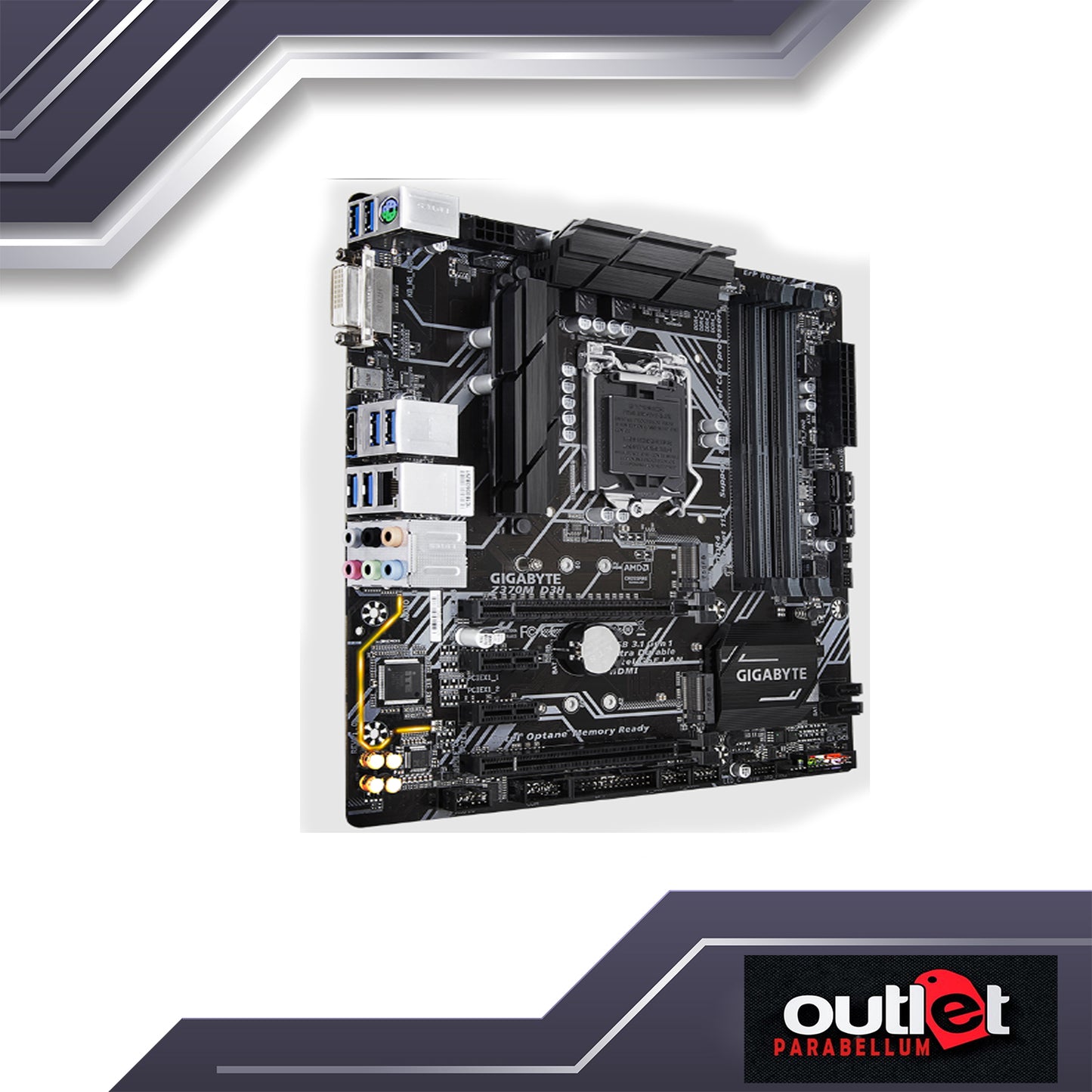REFURBISHED GA-Z370M-D3H GIGABYTE INTEL Z370 S1151 DDR4 MATX Motherboard
