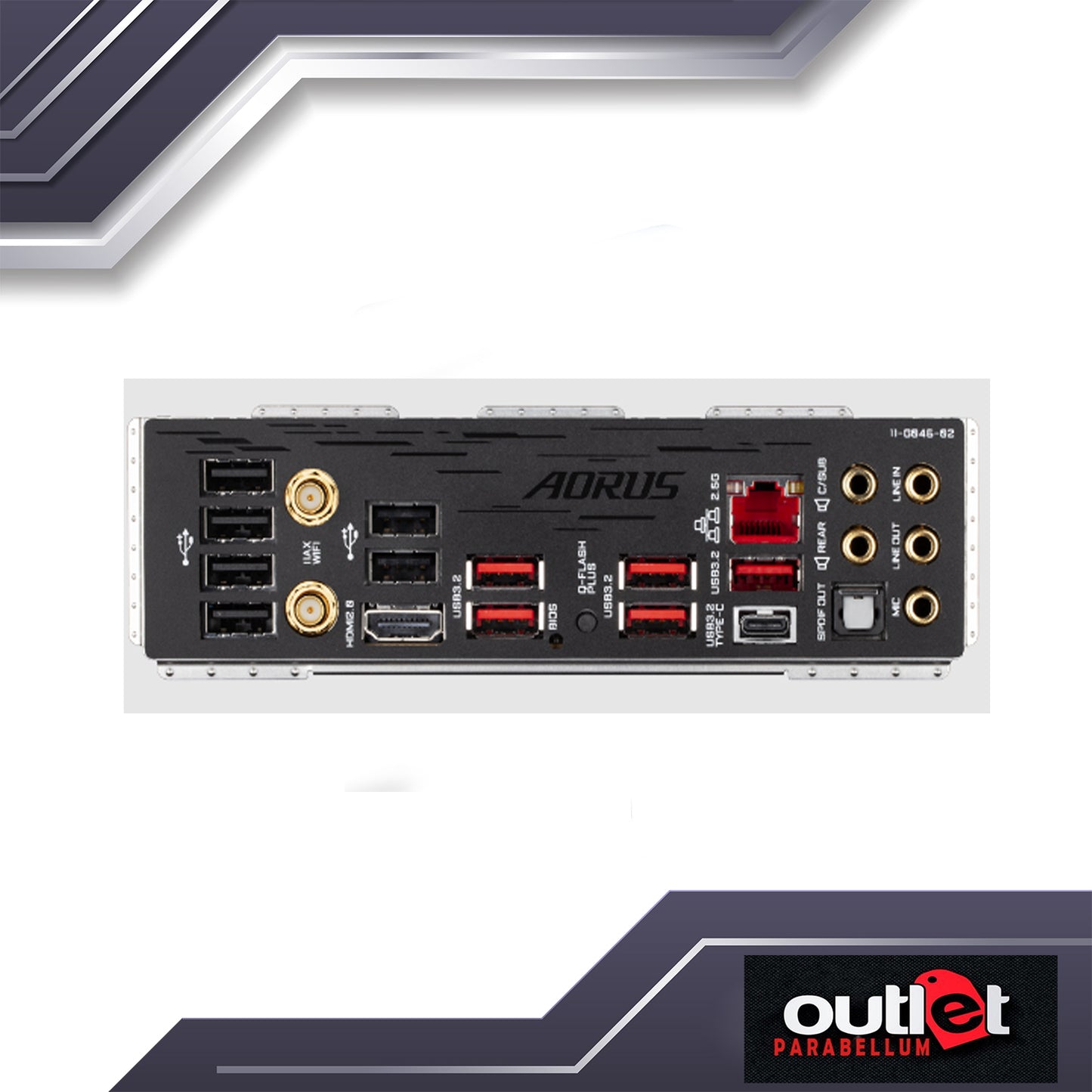 REFURBISHED GIGABYTE GA-B550-AORUS-MASTER AMD B550 AM4 16 PHASE DIGITAL VRM, 2.5GBE LAN, WIFI 6 ATX