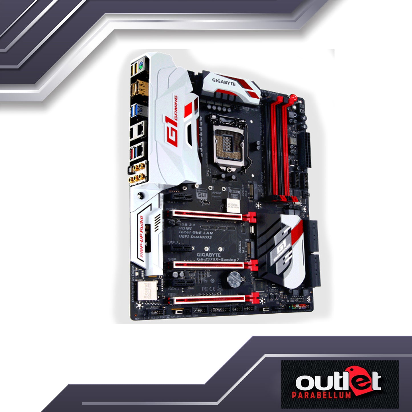 REFURBISHED GA-Z170X-GAMING-7 GIGABYTE INTEL Z170 S1151 DDR4 USB 3.1 Motherboard