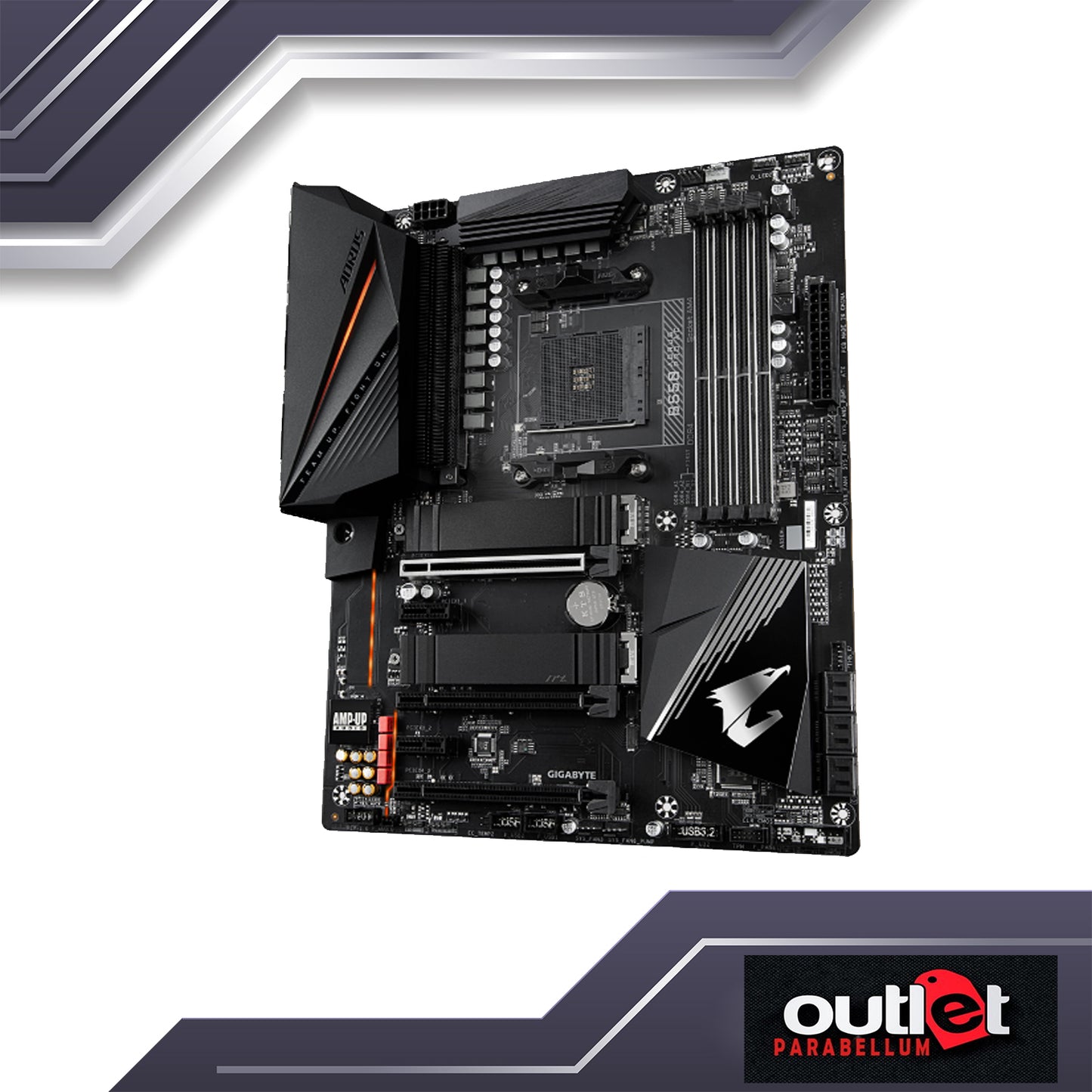 REFURBISHED GIGABYTE GA-B550-AORUS-PRO-AC AORUS AMD B550 12+2 PHASE VRM,2.5GBE LAN,WIFI, RGB FUSION ATX GAMING MB