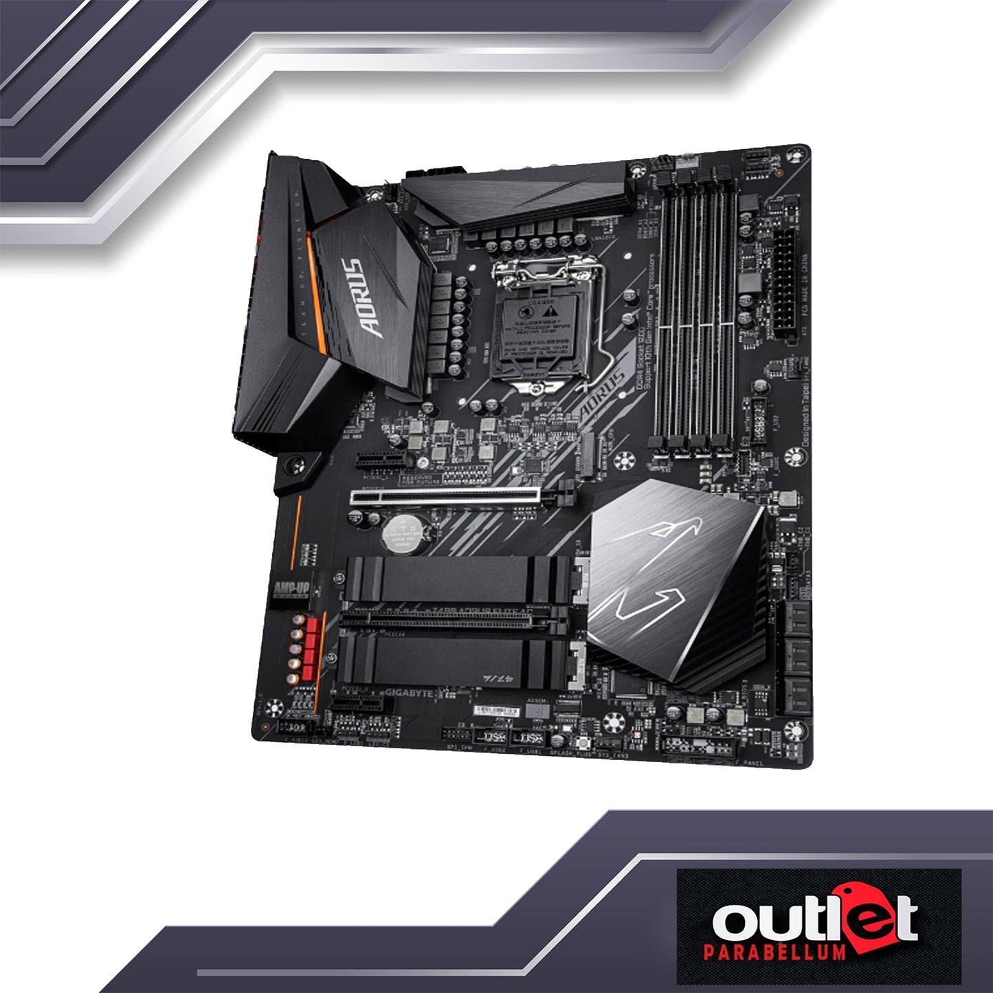 REFURBISHED GA-Z490-AORUS-ELITE-AC AORUS INTEL Z490 LGA1200 12 PHASE DIGITAL VRM,2.5GBE LAN,RGB ATX GAMING MB