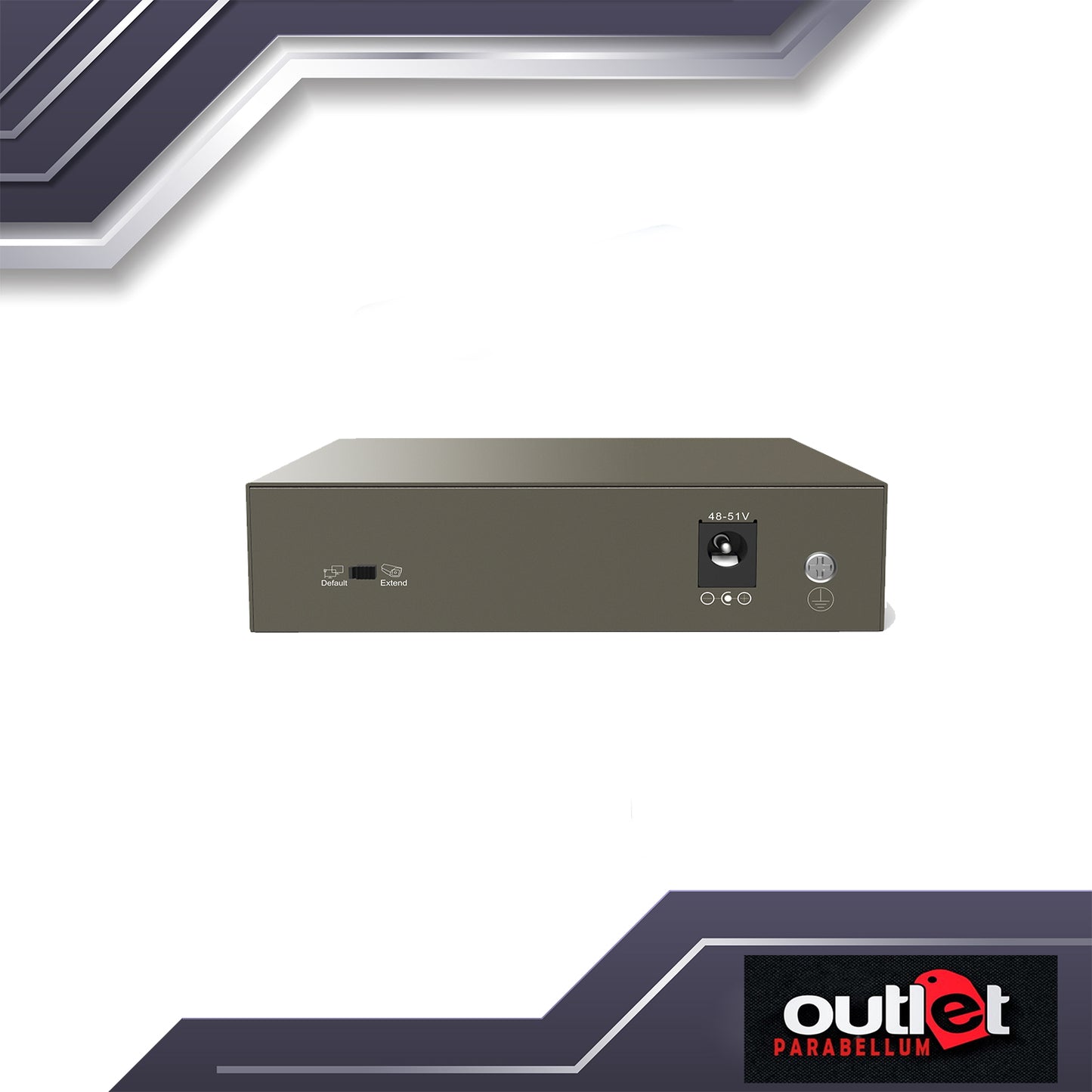 Brand NEW!!! Tenda TEF1105P-4-63W, Switch, 5-Port 10/100Mbps Desktop Switch with 4-Port PoE