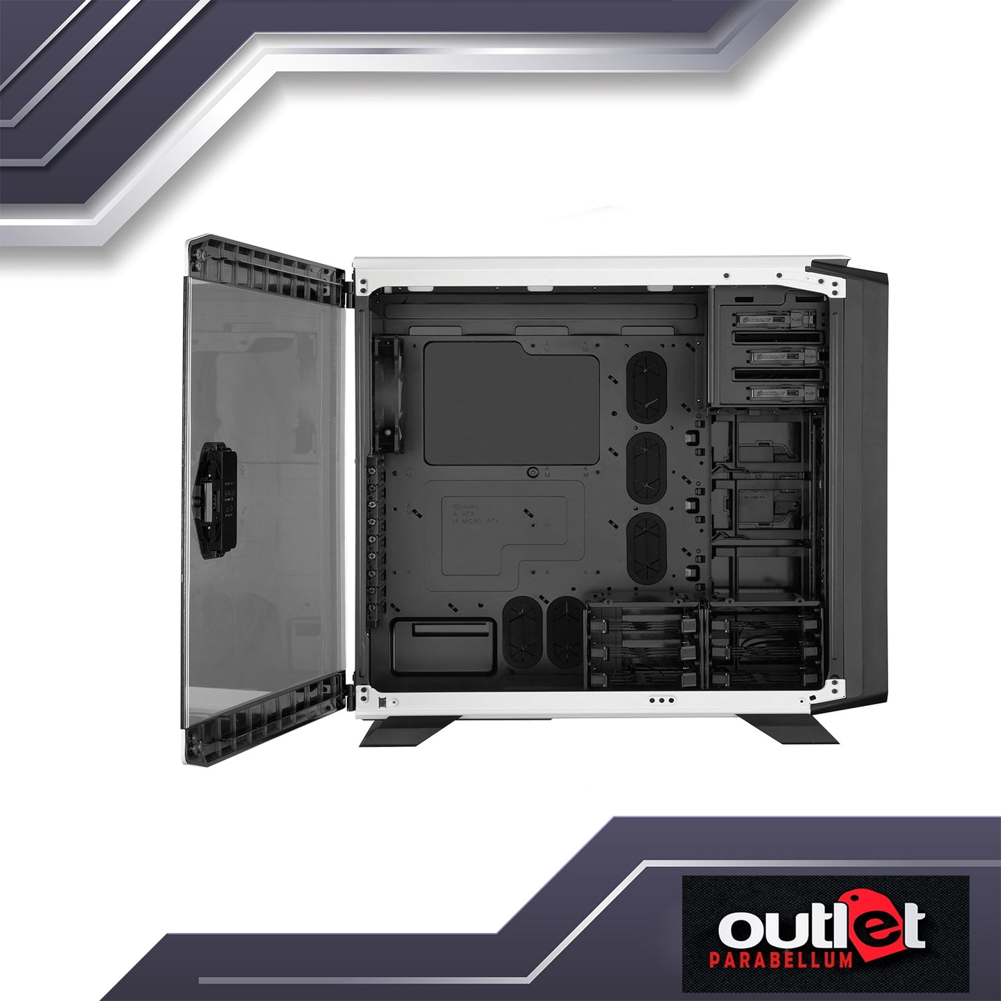 Refurbished CORSAIR Graphite Series™ 760T Arctic White Full-Tower Windowed Case CS-CC-9011074-WW