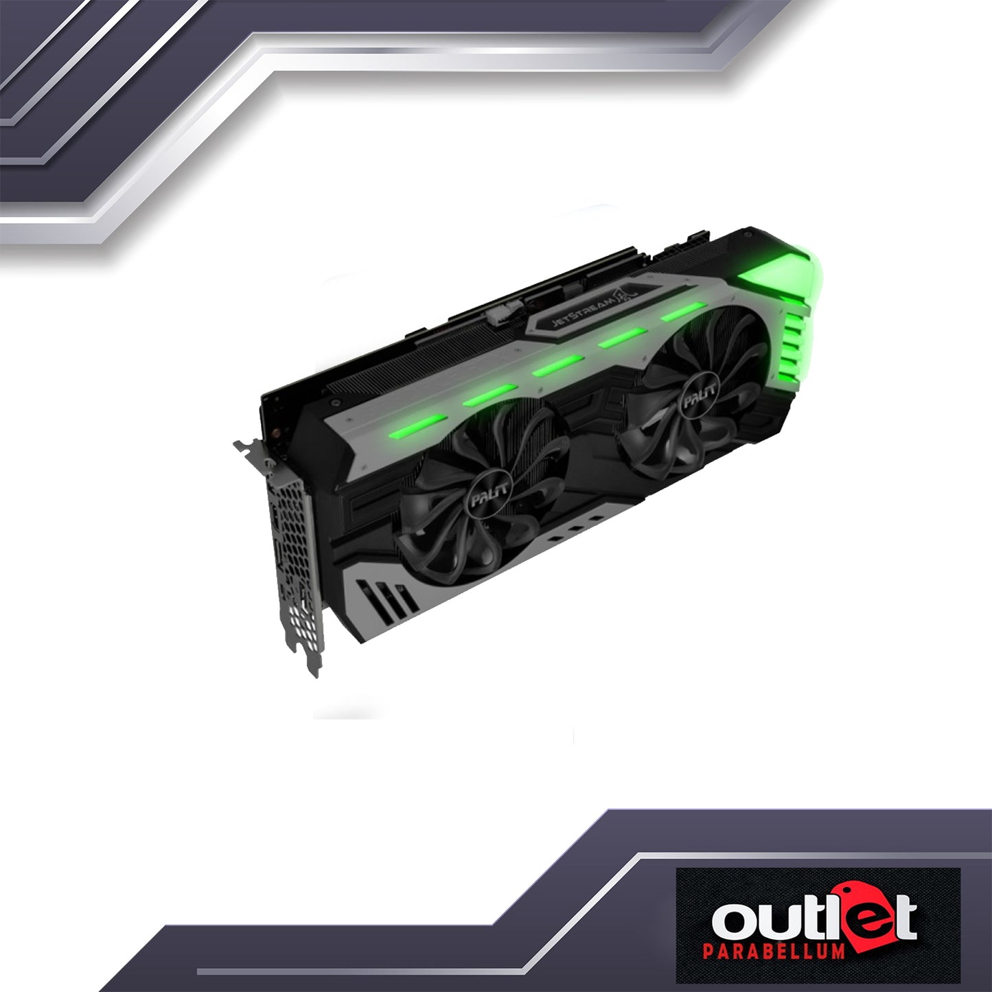 REFURBISHED PALIT NE62070020P2-1061J PALIT RTX2070 JETSTREAM 8GB GDDR6 256BIT 3-DP,HDMI,USB-C